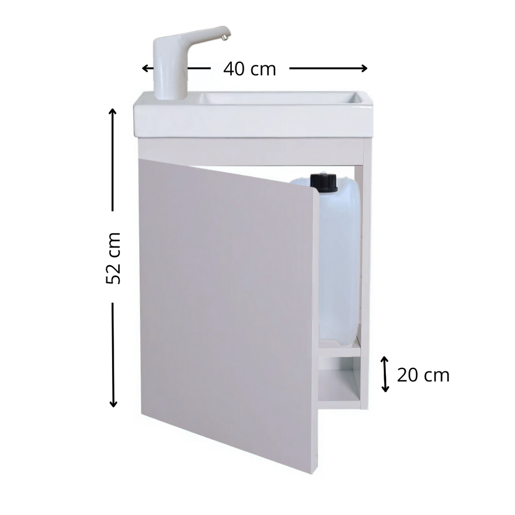 Lavabo Enfant Montessori évolutif 18 mois - 8 ans | Mobile, autonome en eau & sans travaux –GRIS PERLE