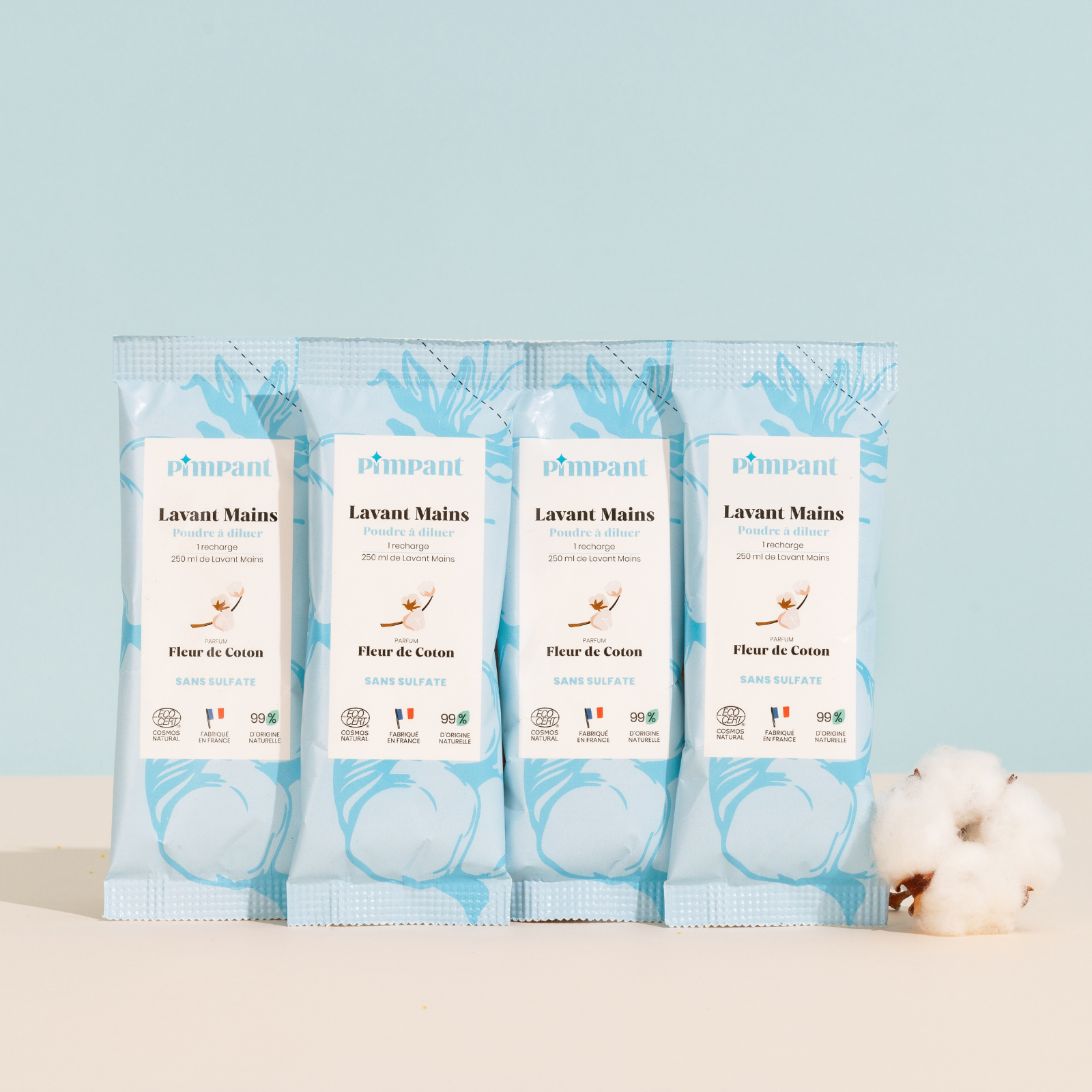 Recharges Lavant Mains Fleur de Coton Pimpant