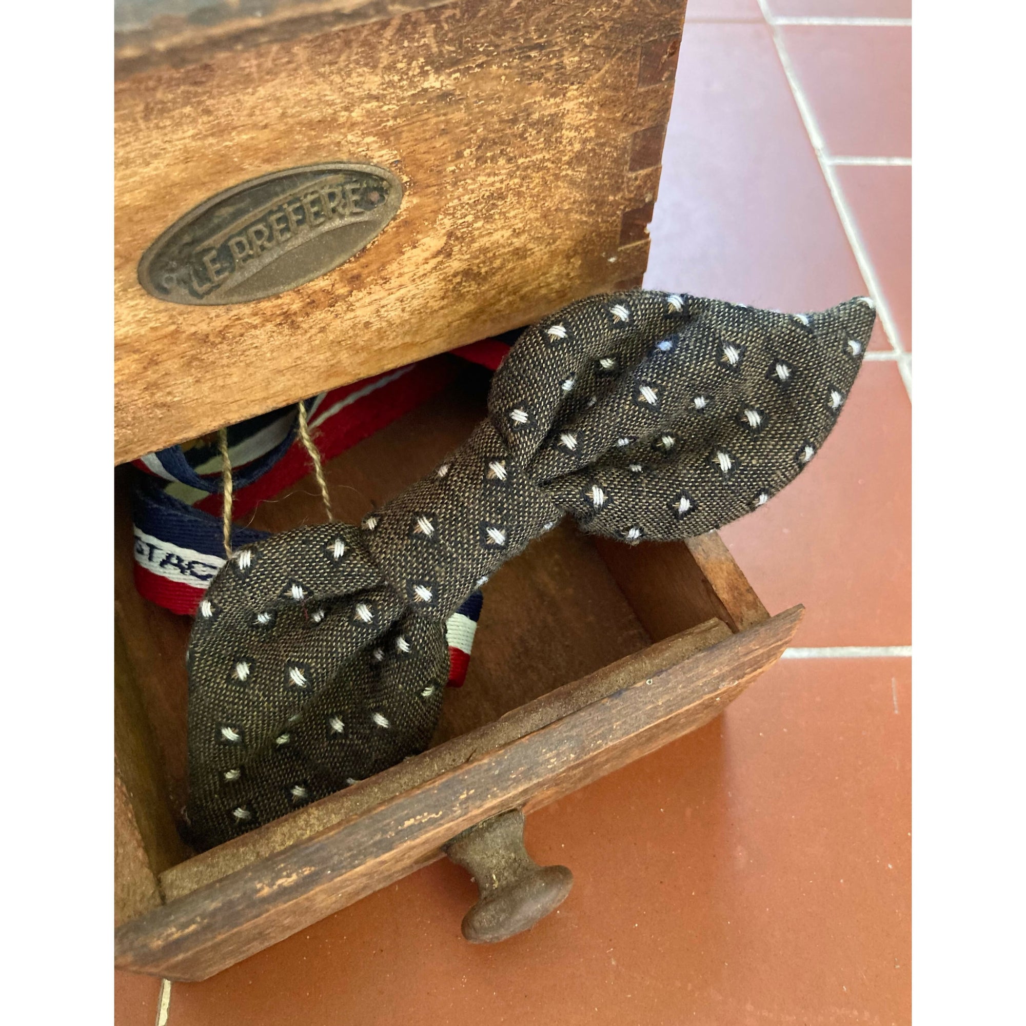 Nœud papillon Le Moustachu modèle Le Spontané