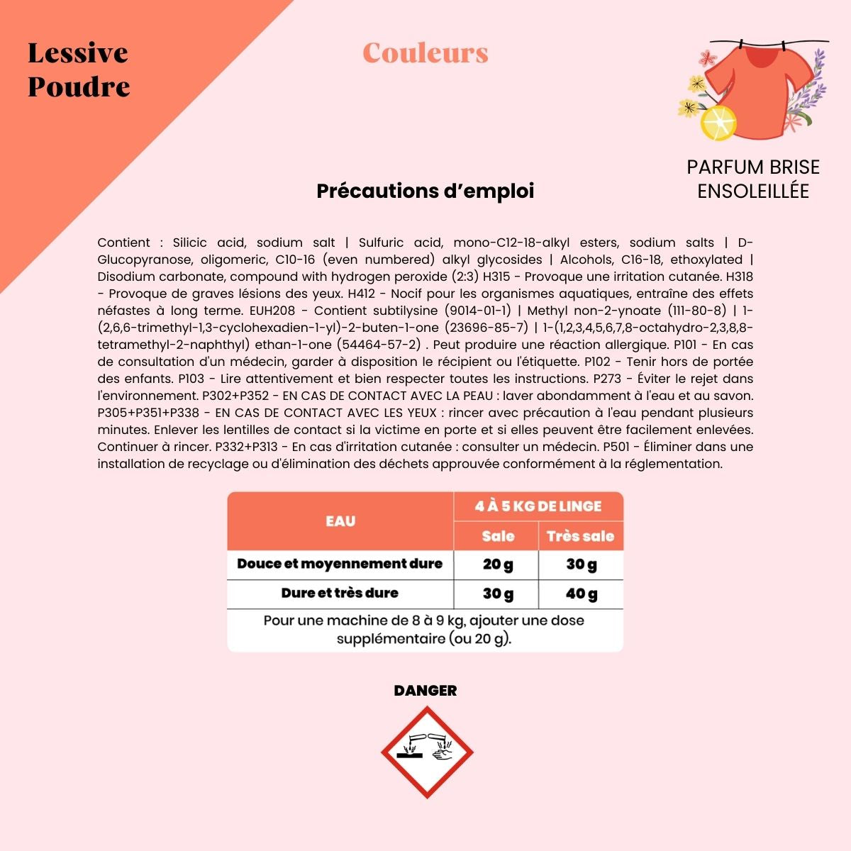 Pack Quotidien Lessive