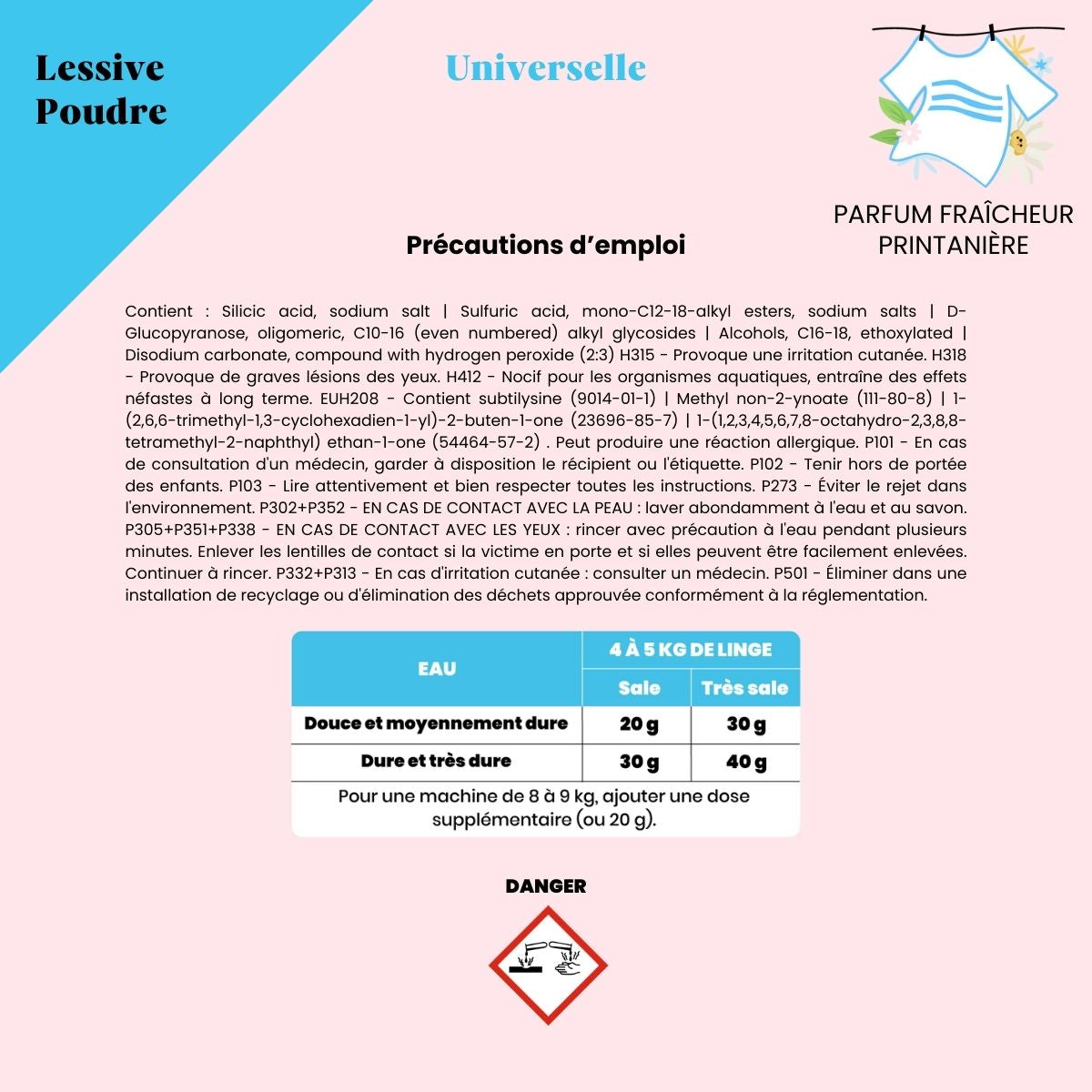 Recharge Lessive Universelle SB