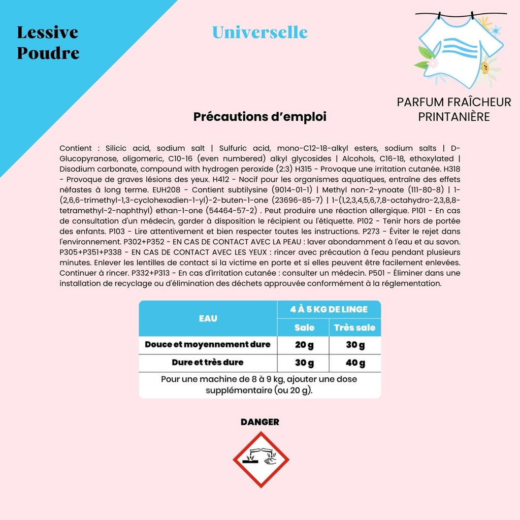 1 Kit Lessive Universelle (-20%)
