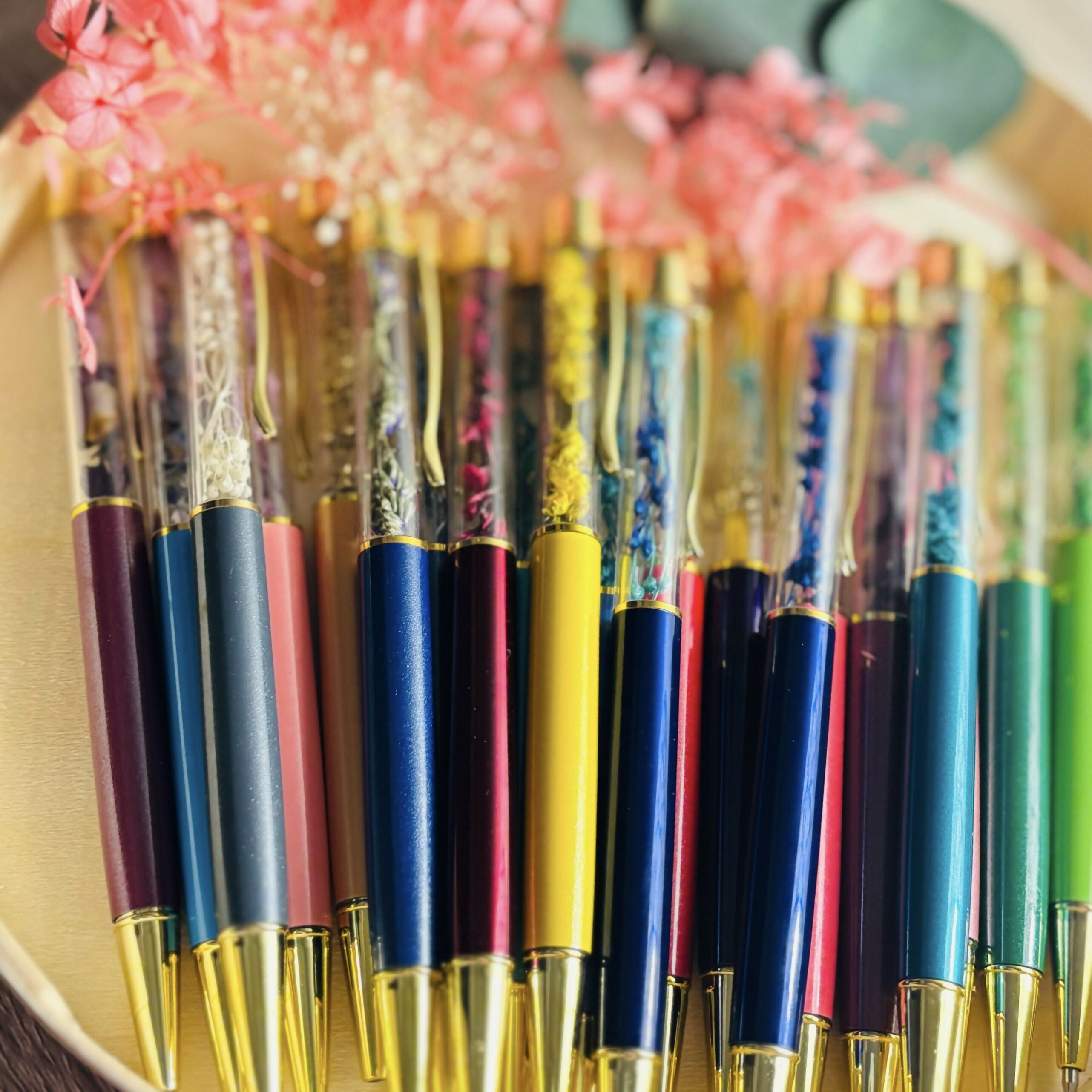 les stylos fleuris