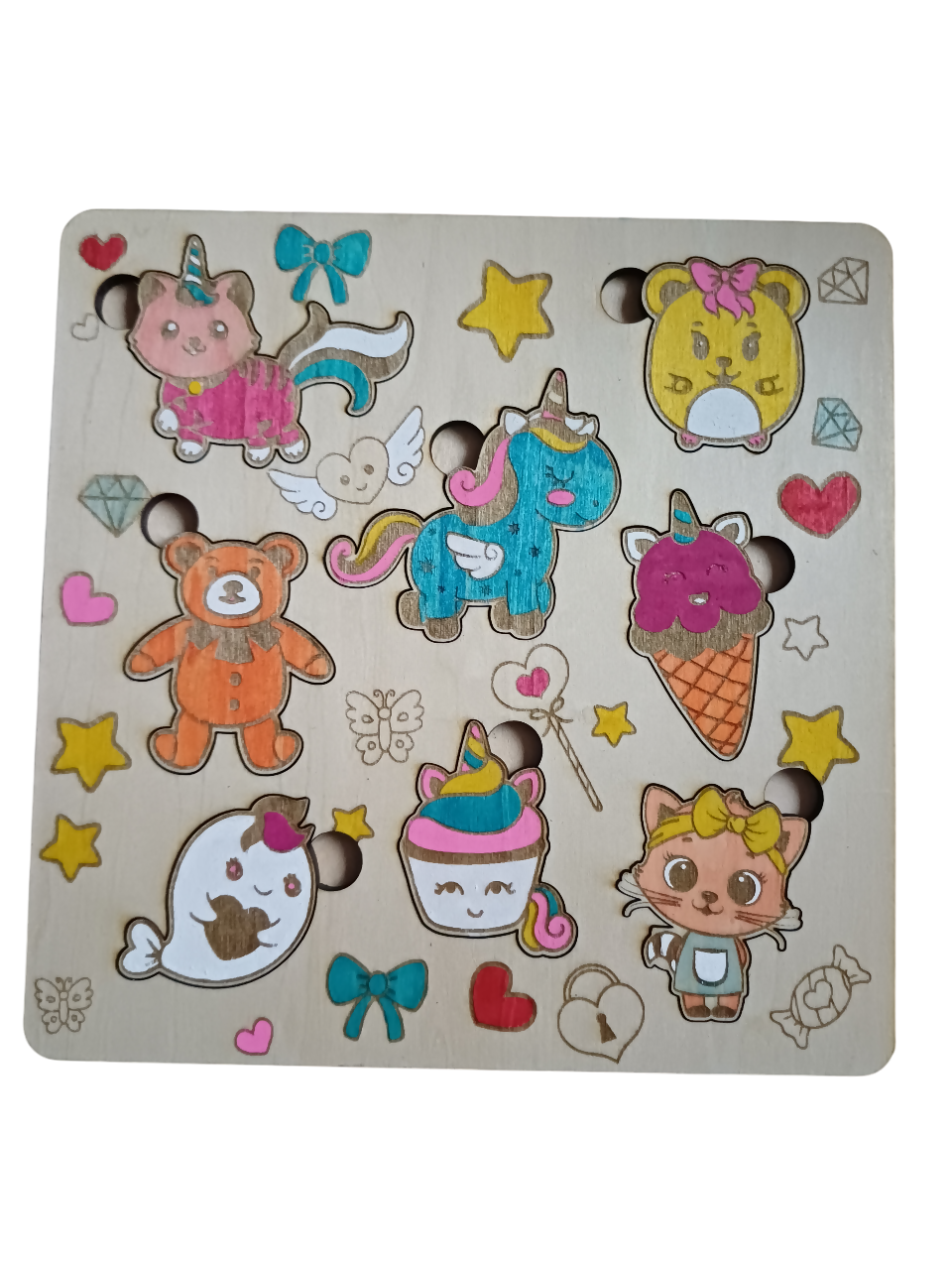 Puzzle enfants animaux mignons