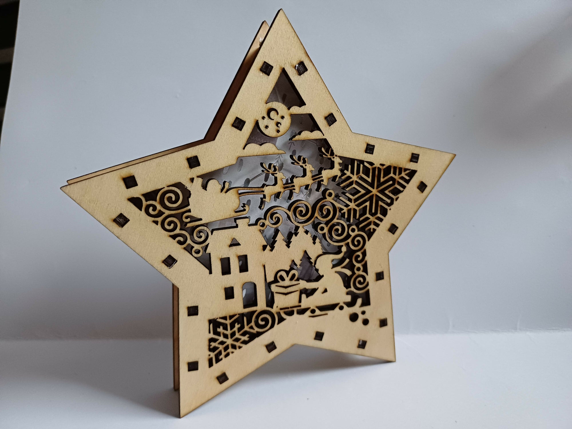 Etoile Noel illuminée 4