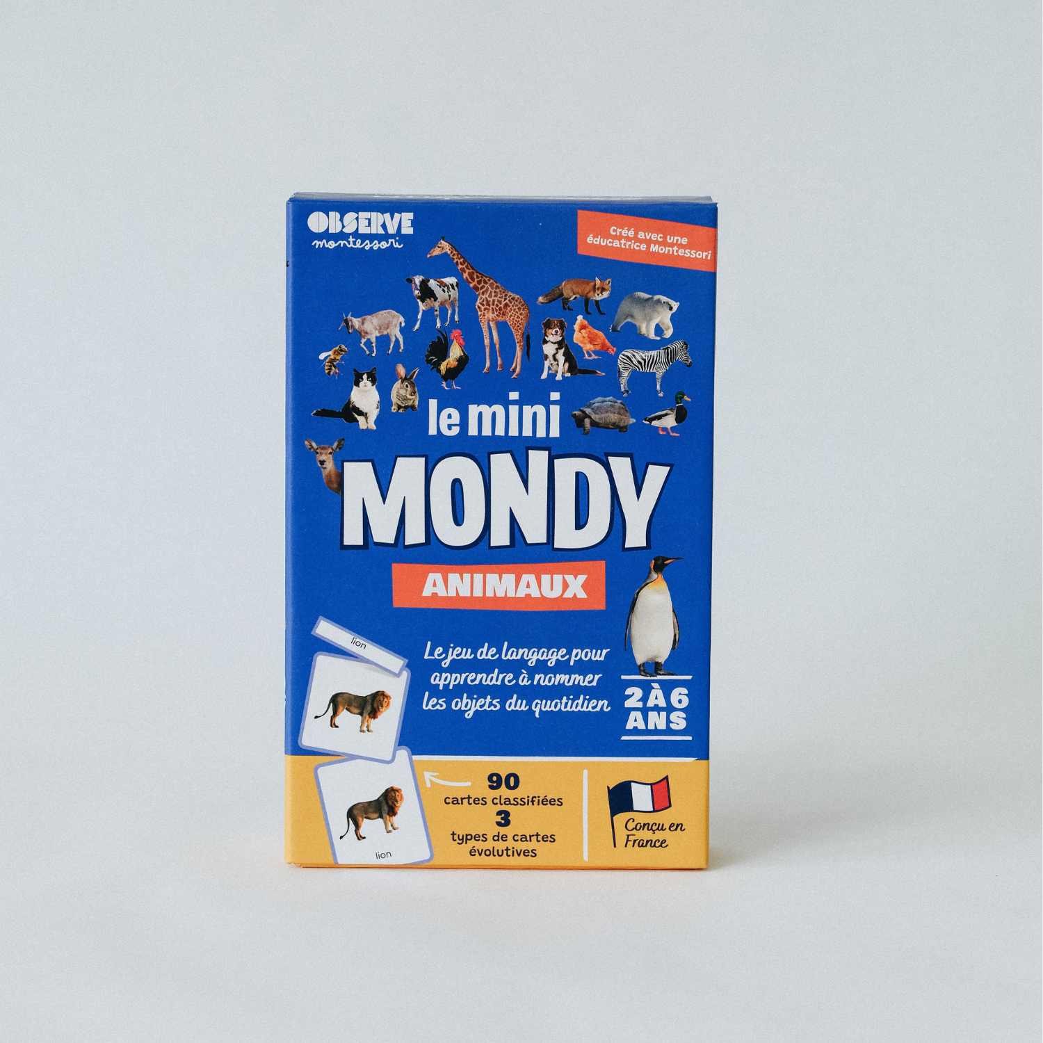 coffret mini mondy animaux jeu langage montessori