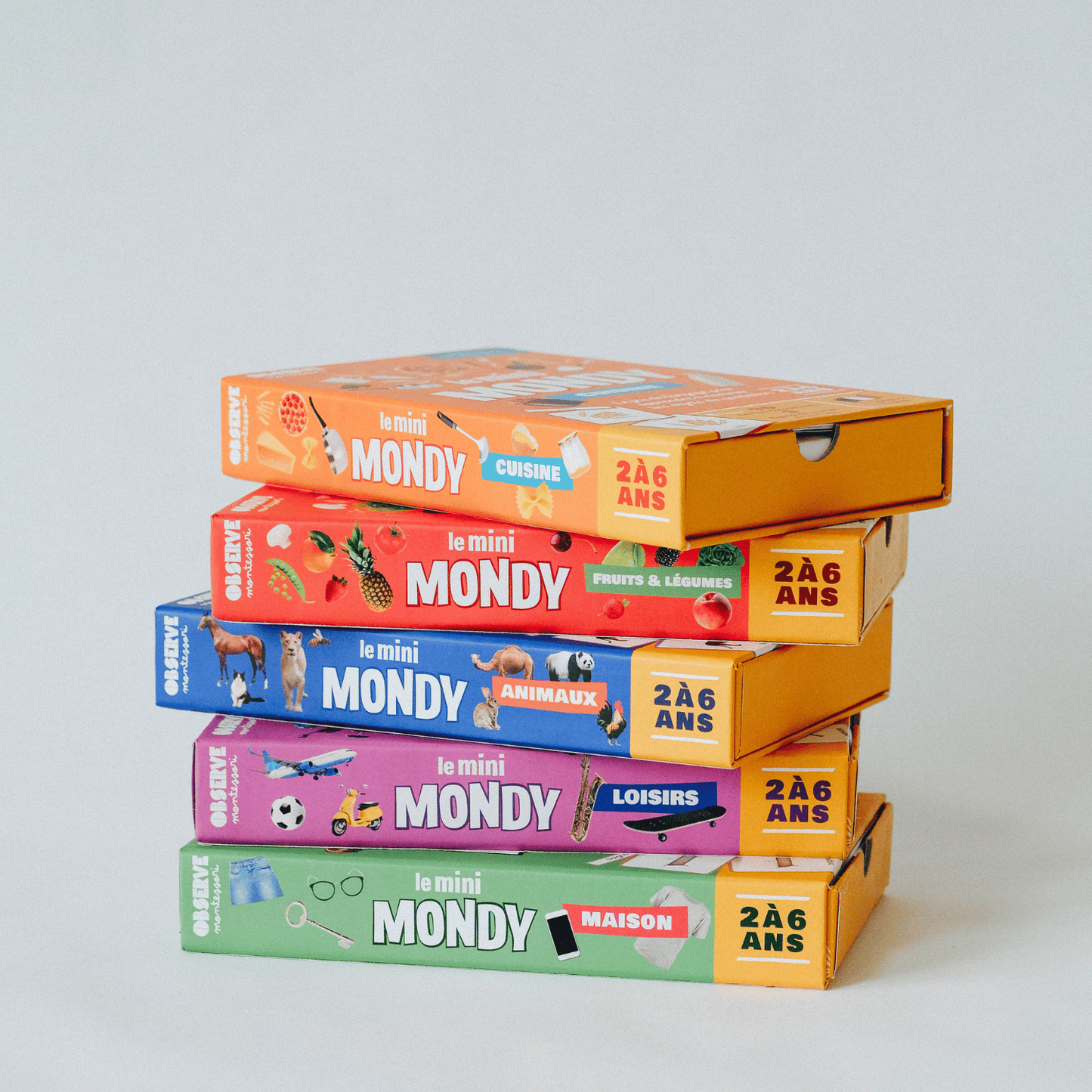 mini mondy cinq themes jeu langage montessori