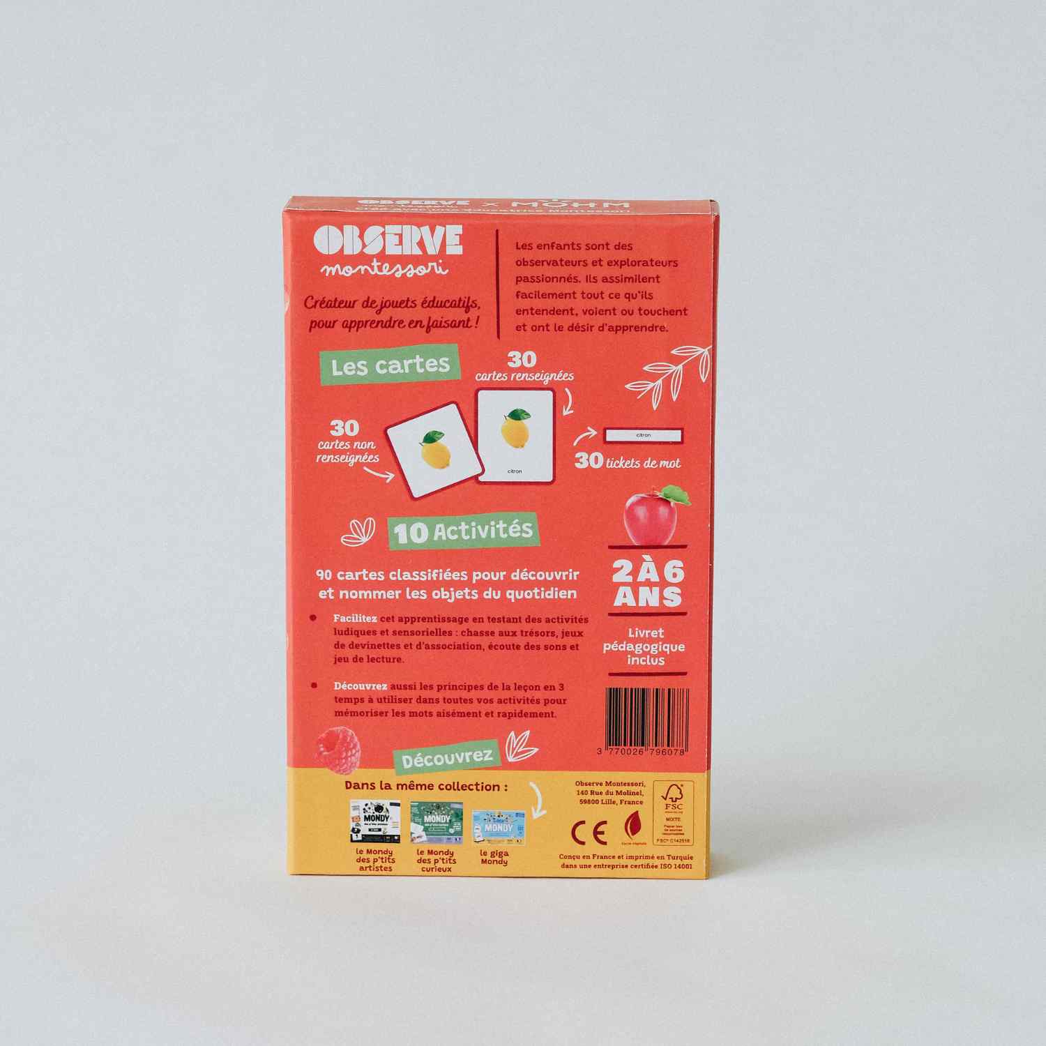 Mini-Mondy : Fruits & Légumes