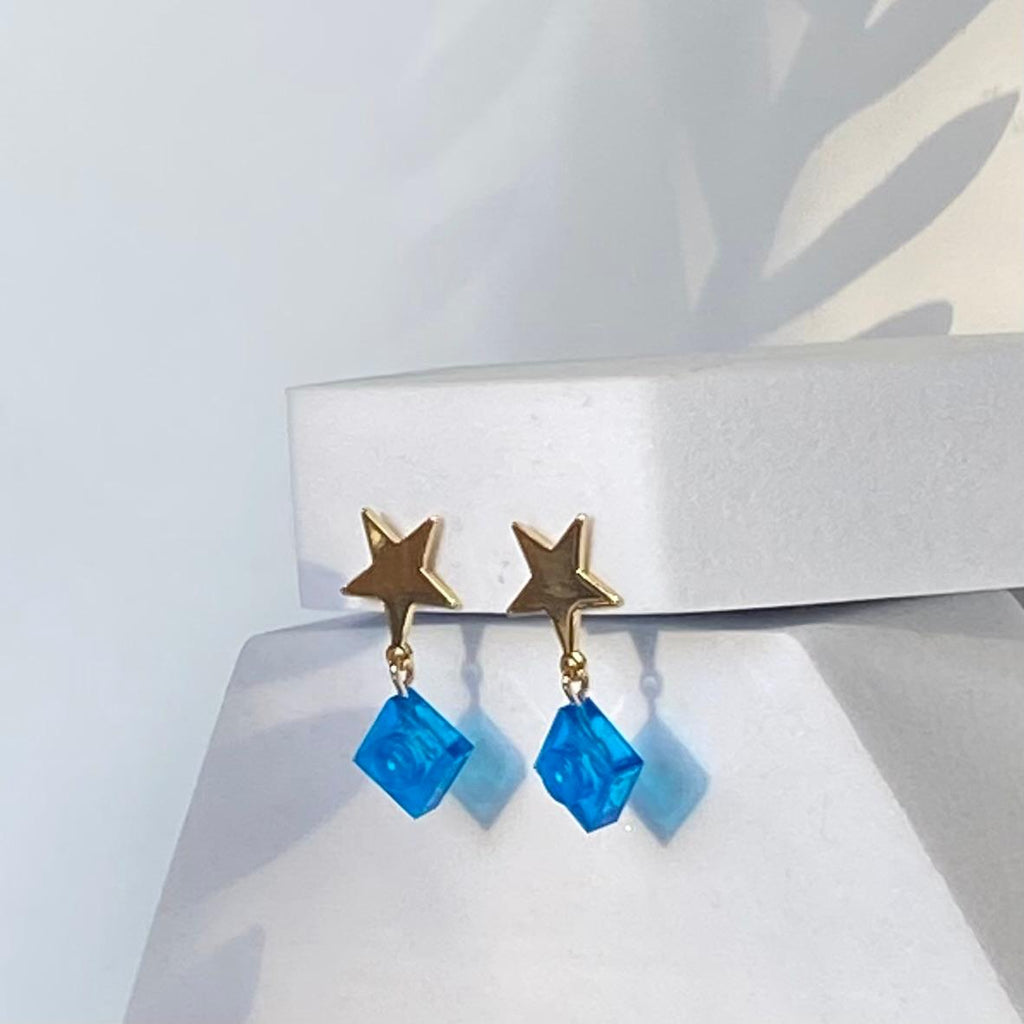 Mini Golden Star Earrings - Les Chanteuses