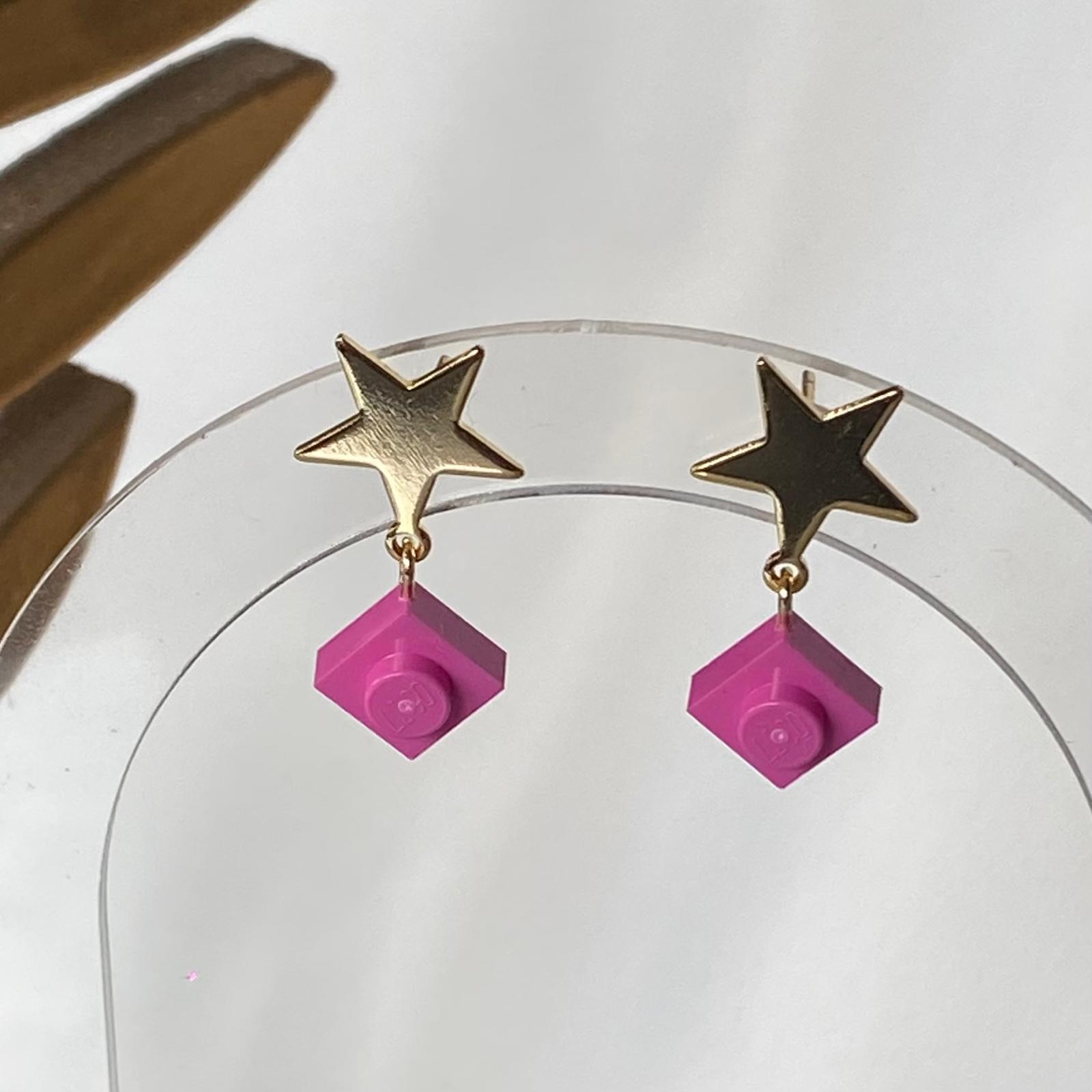 Mini Golden Star Earrings - Les Chanteuses