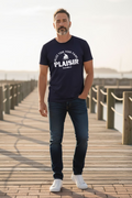 T-SHIRT "GO TREAT YOURSELVES" French Navy Size XXL