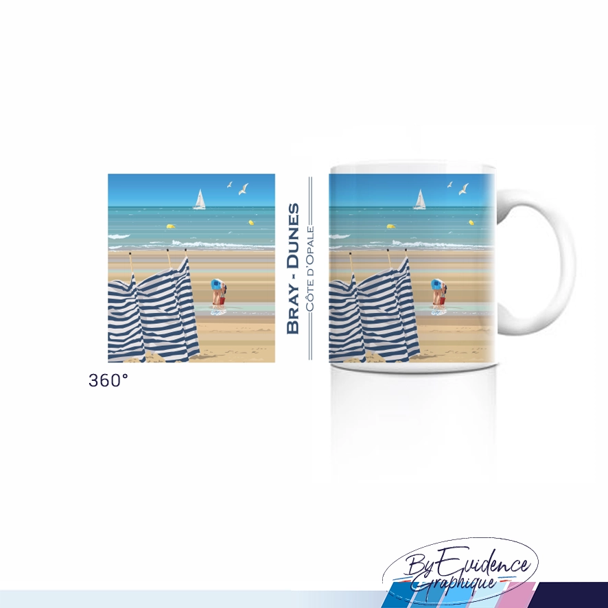 Mug Bray-Dunes Côte d'Opale