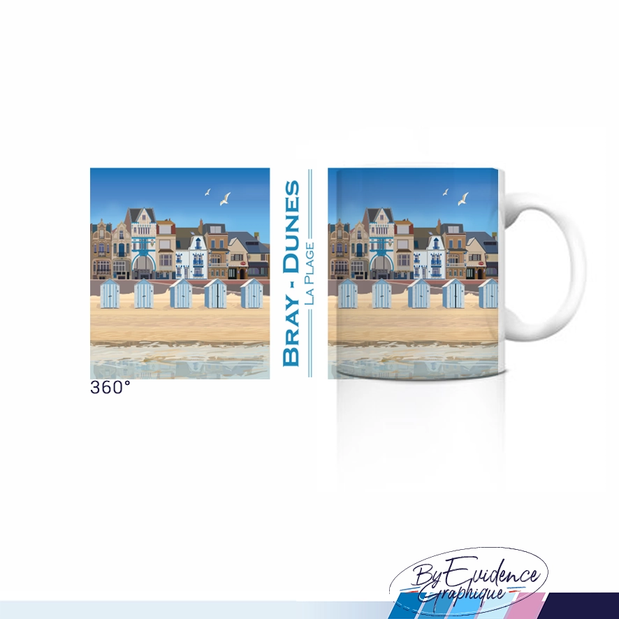 Mug Bray-Dunes La plage