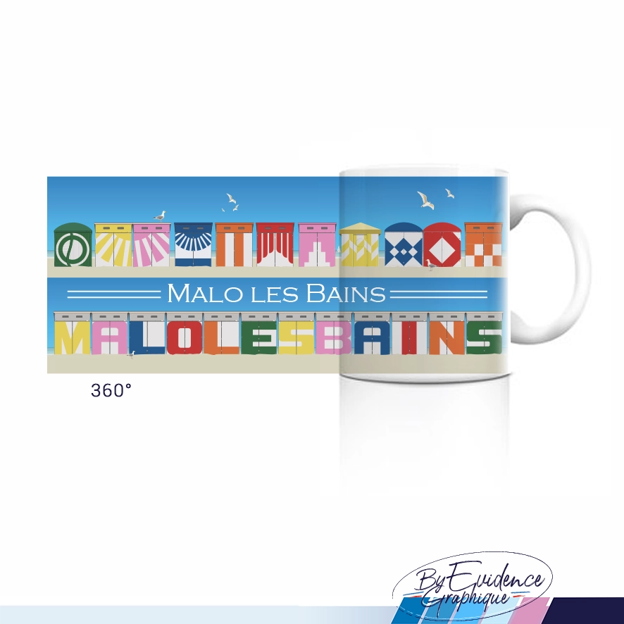 Mug Les Kiosques Malo les Bains
