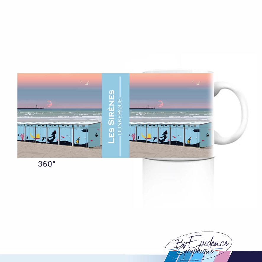 Mug Les sirènes Dunkerque