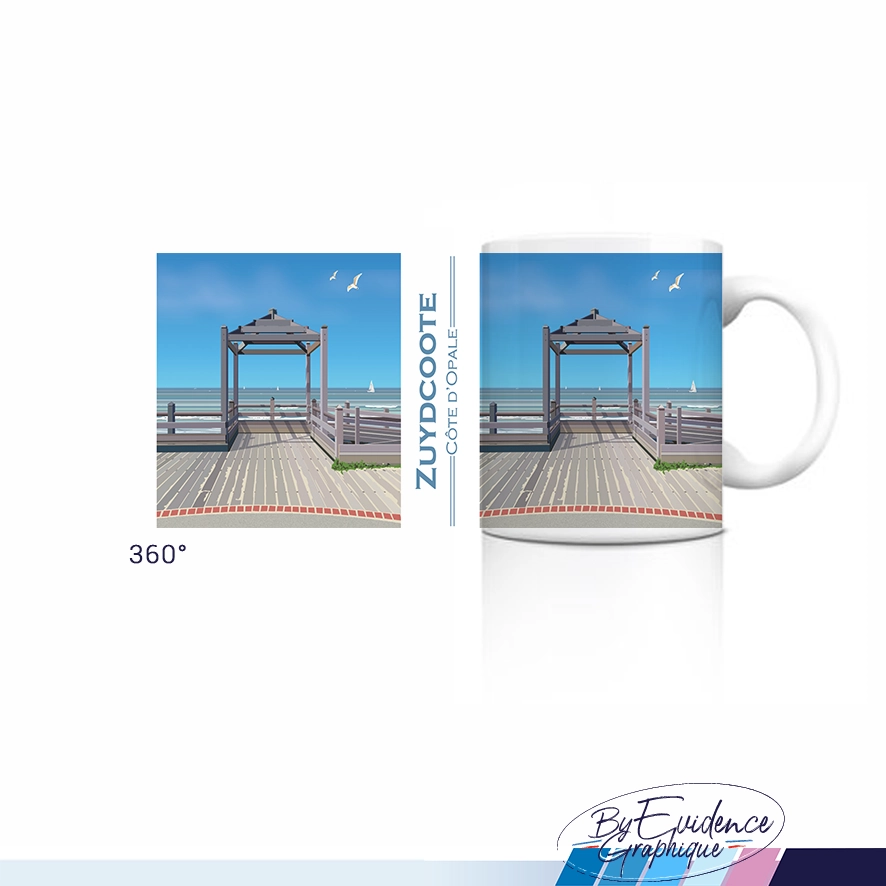 Mug Zuydcoote Cote d'opale