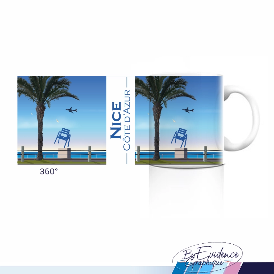 Mug Nice Côte d'Azur