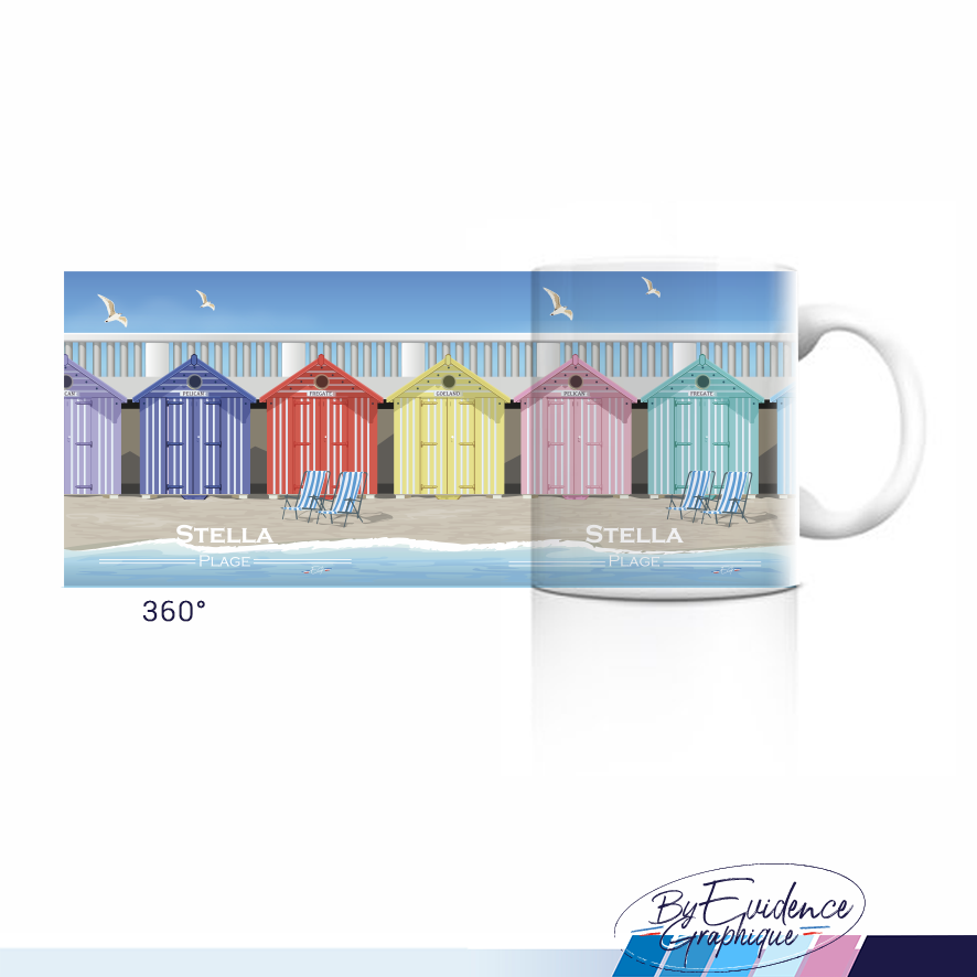 Mug Stella Plage
