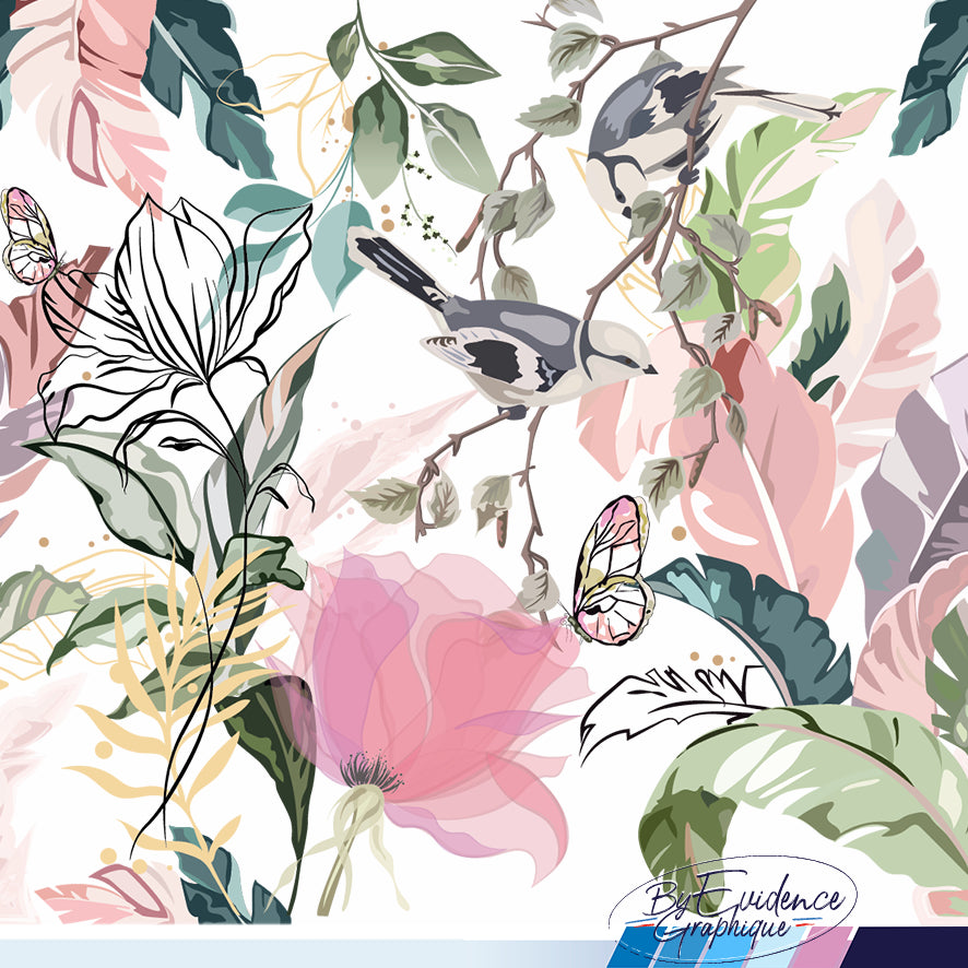Mug imprimé Jardin Secret