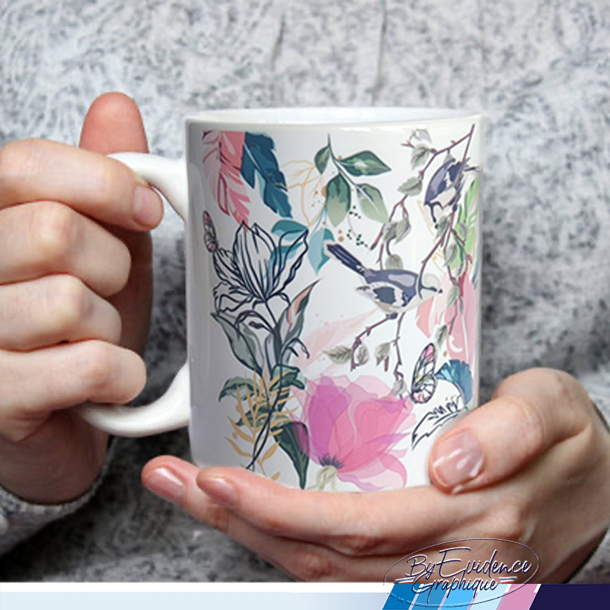 Mug imprimé Jardin Secret