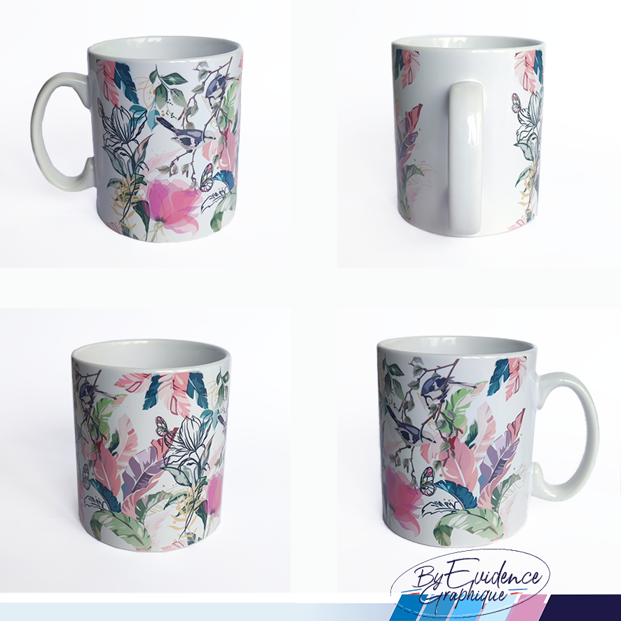 Mug imprimé Jardin Secret