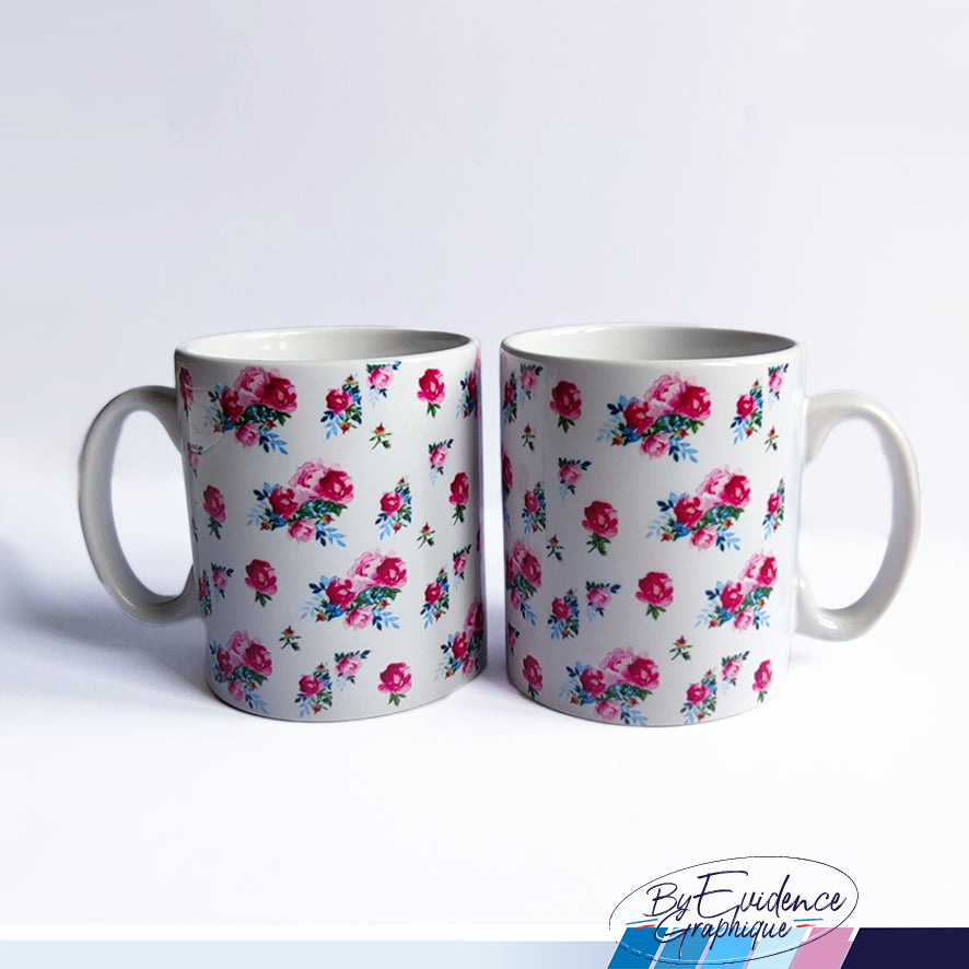Mug imprimé Pivoine