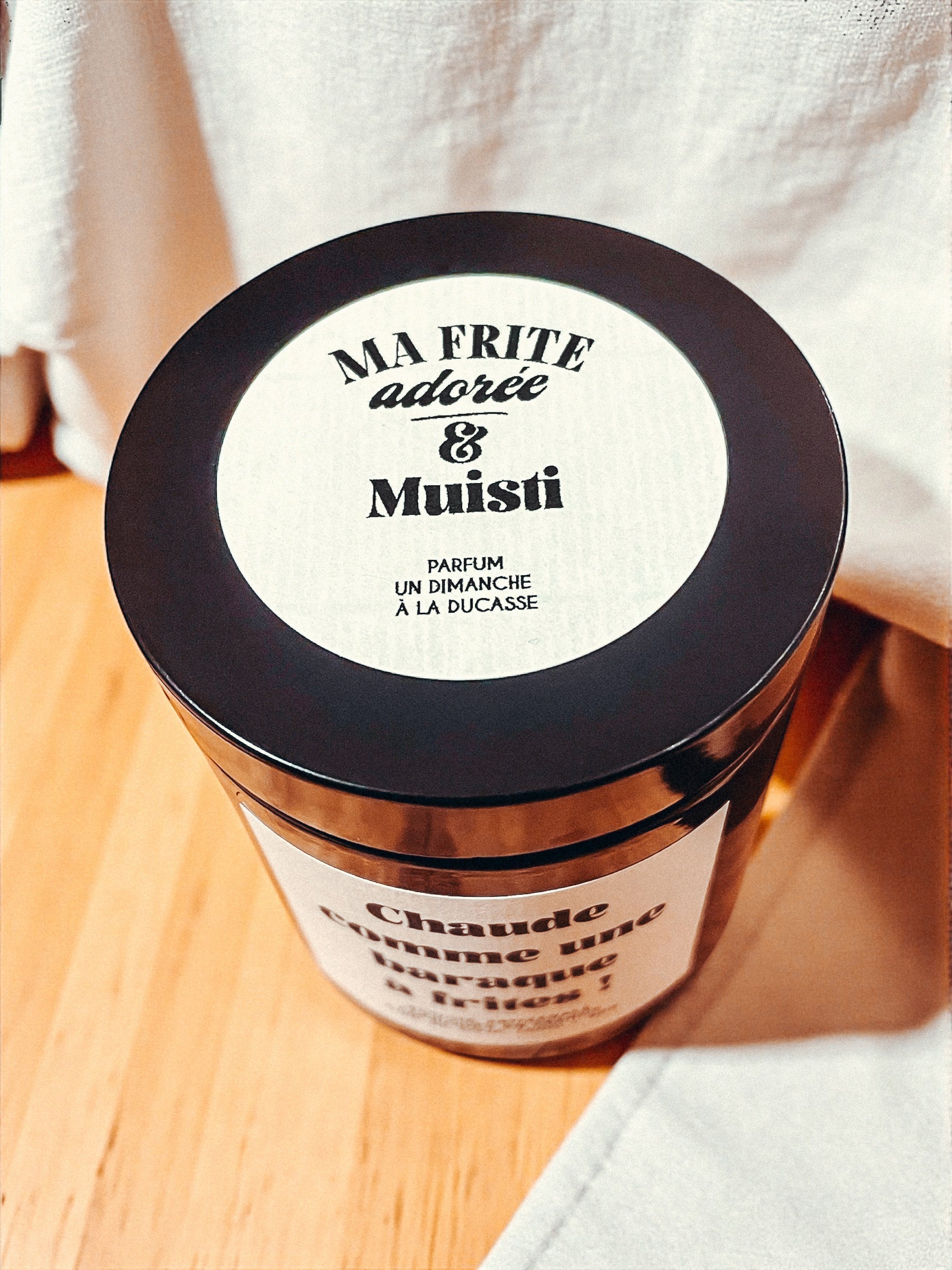 Muisti & Ma frite adorée - Bougie chaude comme une baraque à frites