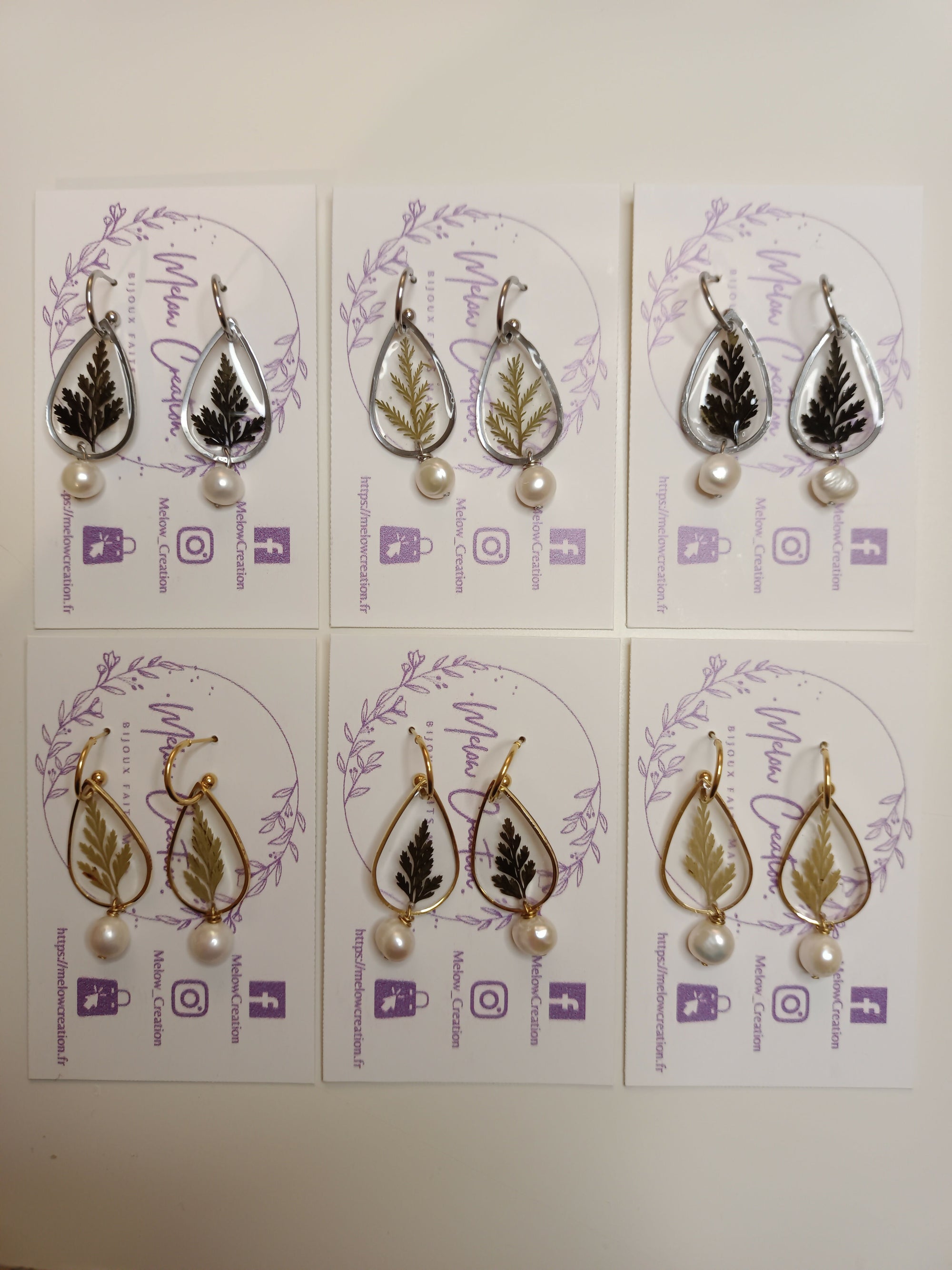 MEL/BSP Boucles Sapin Perle