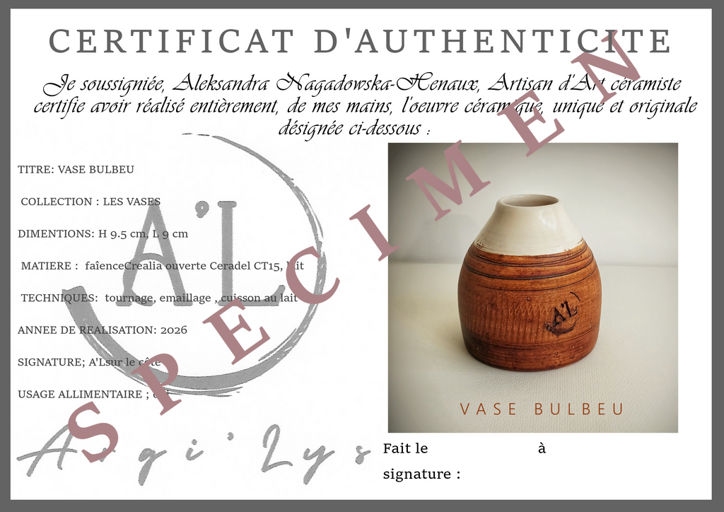 VASE BULBEU
