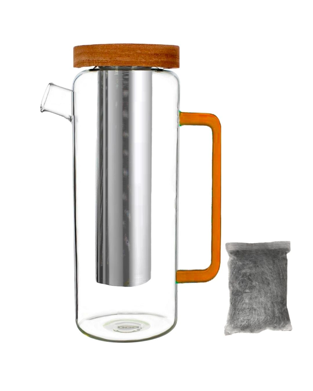 Carafe filtrante en verre  écologique 1,5L
