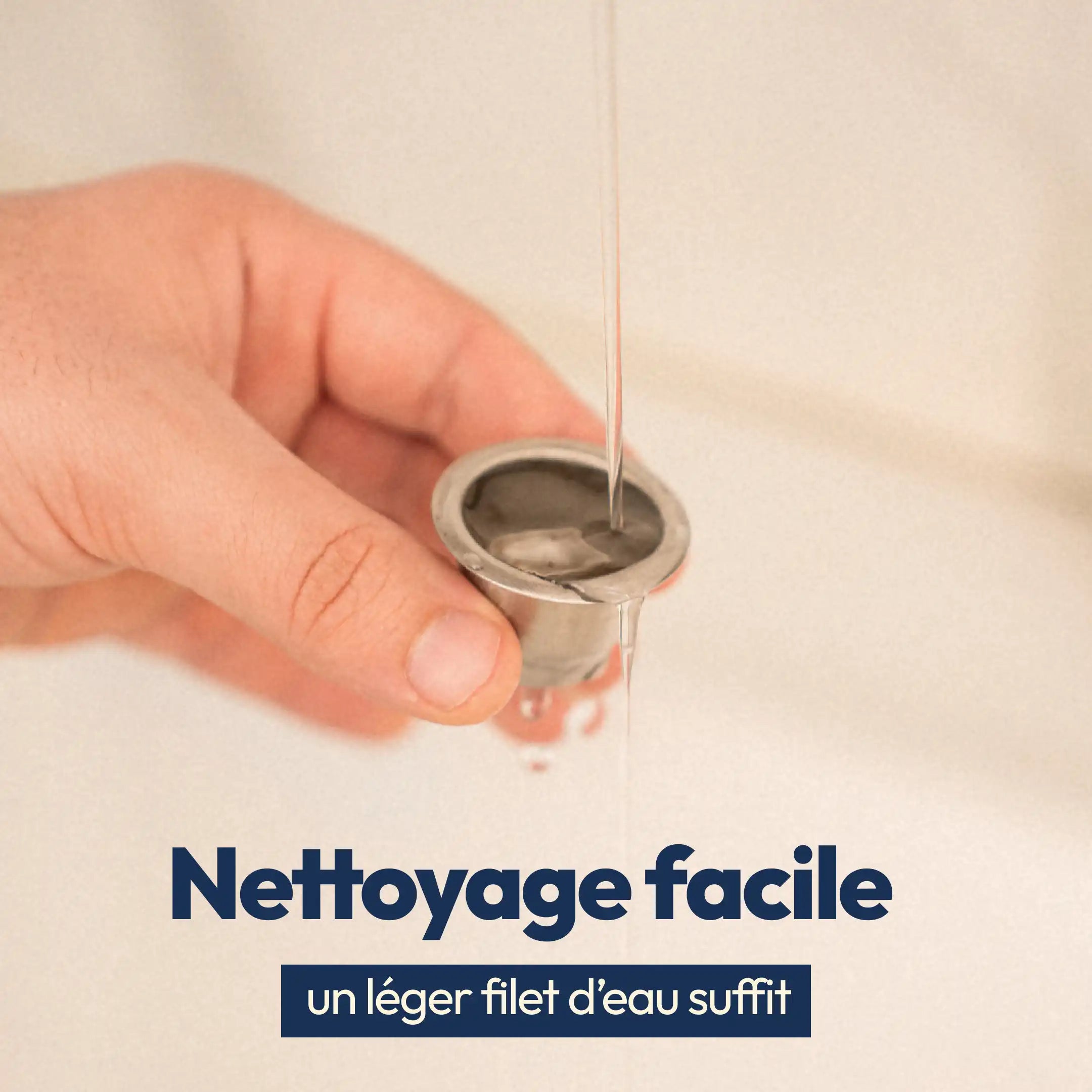 Reusable & refillable stainless steel capsules compatible with Nespresso®