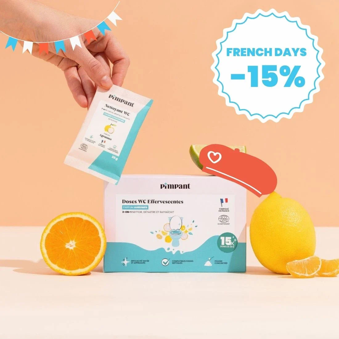 Nettoyant WC (x15)