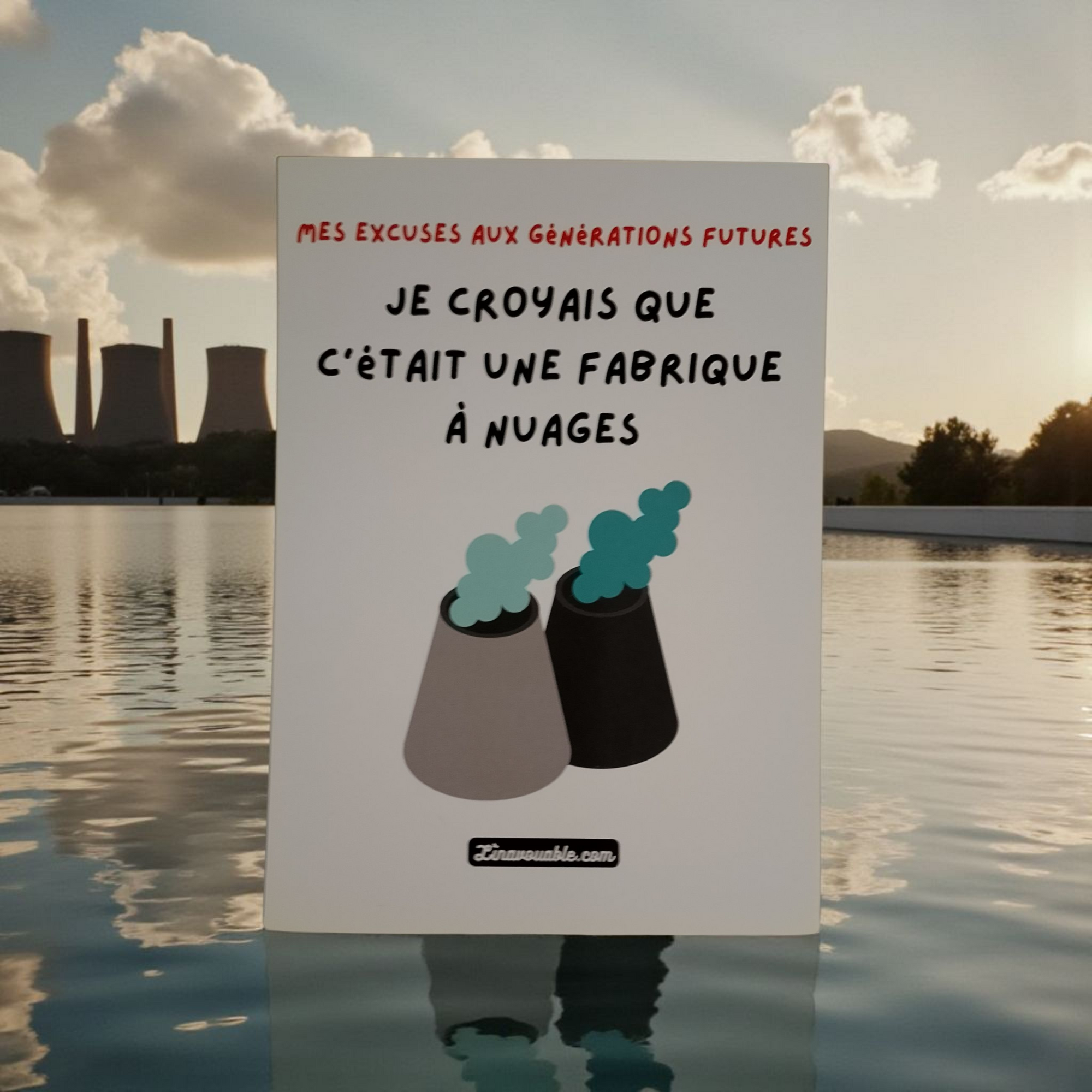 CARTE POSTALE "FABRIQUE À NUAGES"