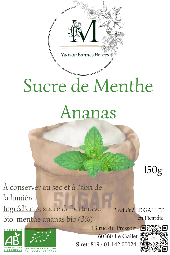 PINEAPPLE MINT SUGAR