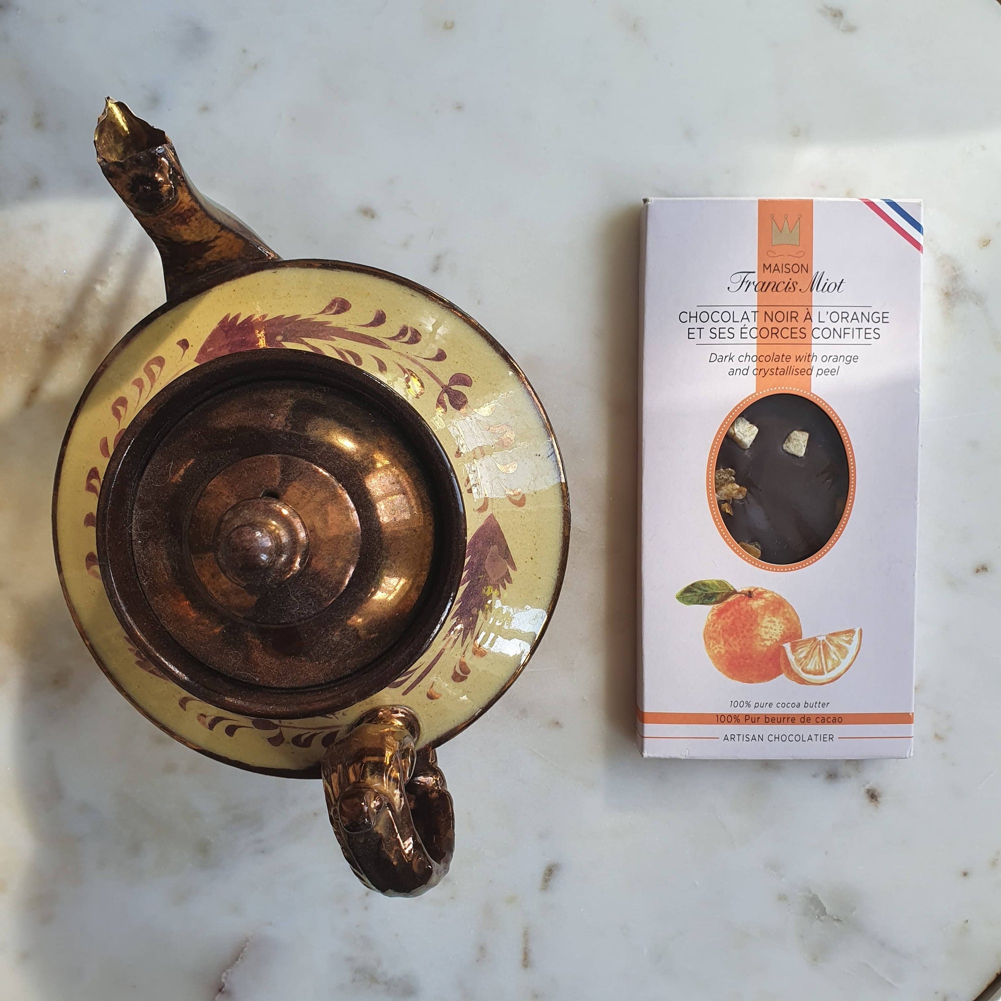 MIOT - Chocolat noir à l'orange et ses écorces confites