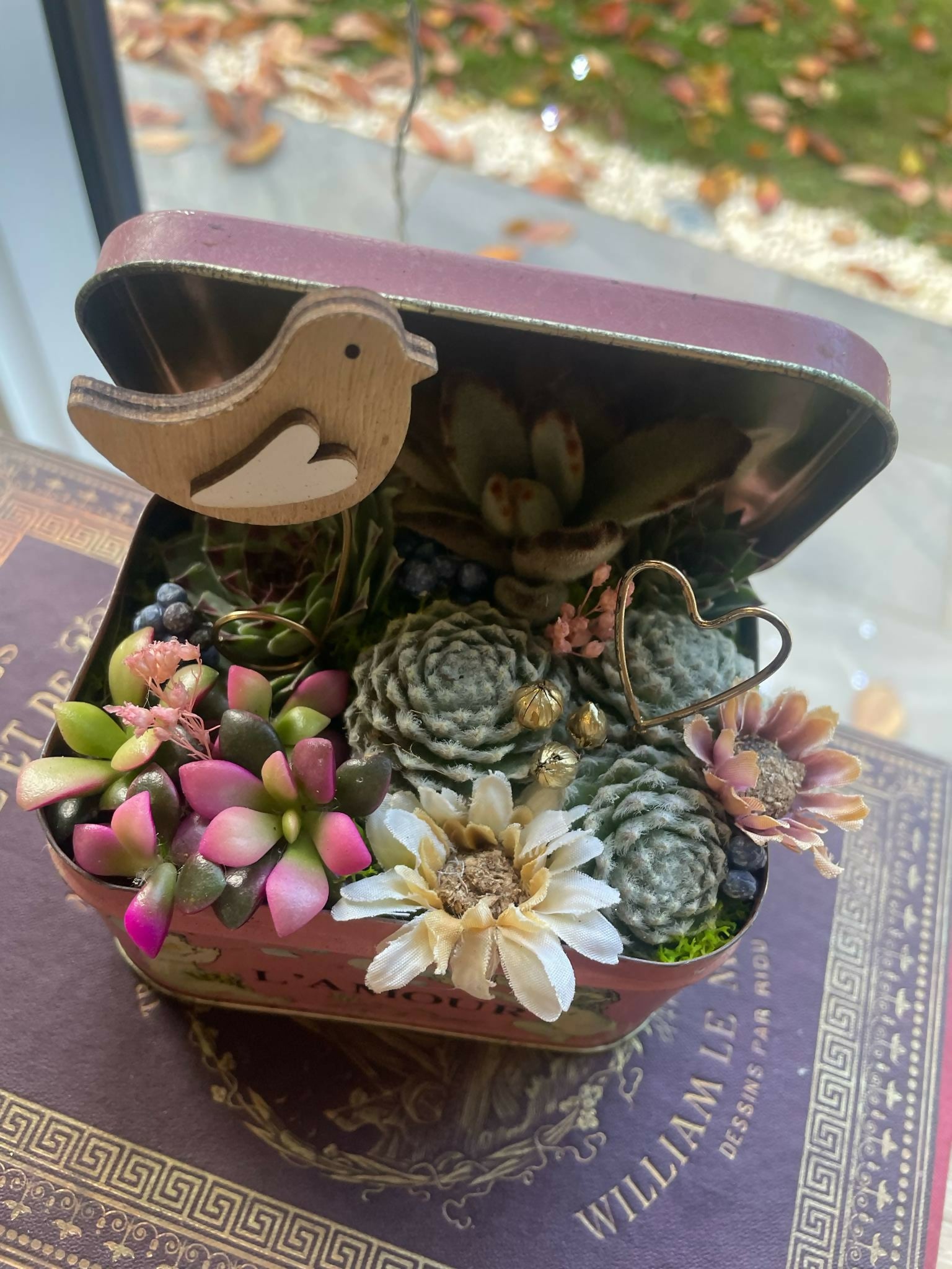 Boite à savon vintage AMOUR