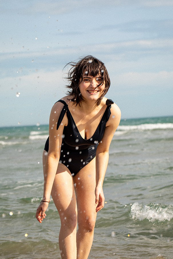 Une-pièce Egée noir