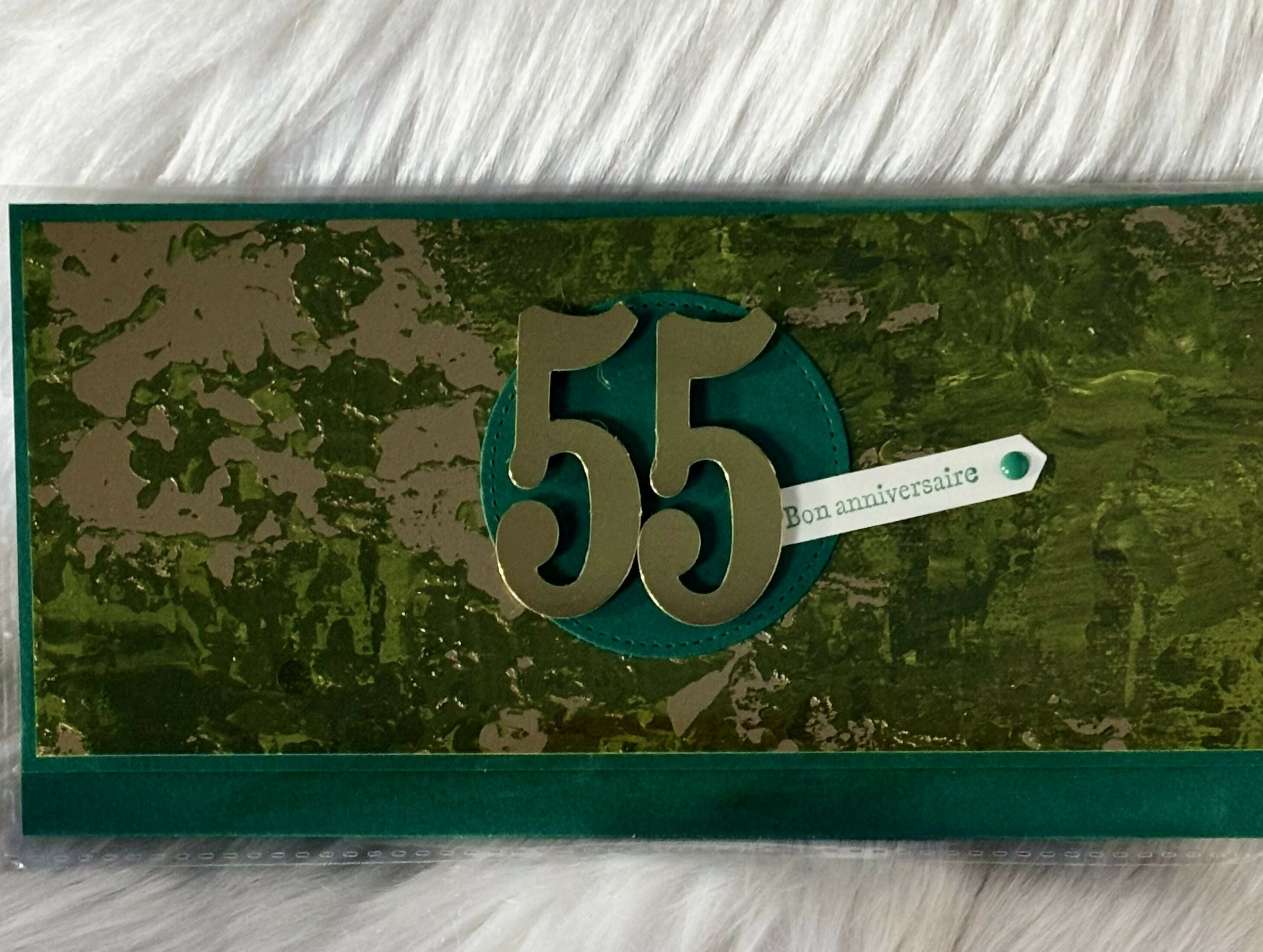 Copy of CARTE ENVELOPPE ANNIVERSAIRE 65 ANS