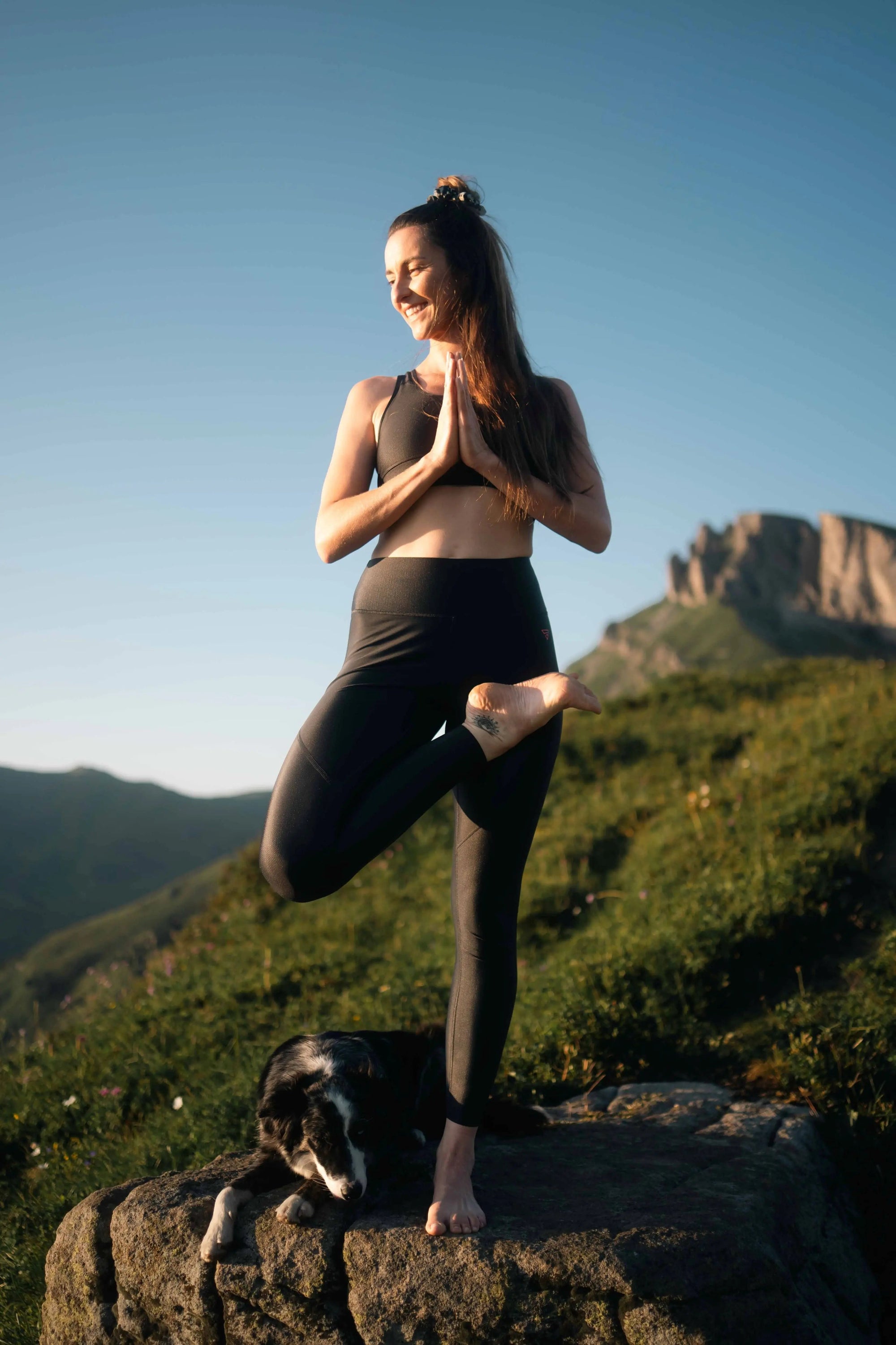 Legging sport femme noir"Orion" - Confort, maintien et style, écoresponsable gayaskin