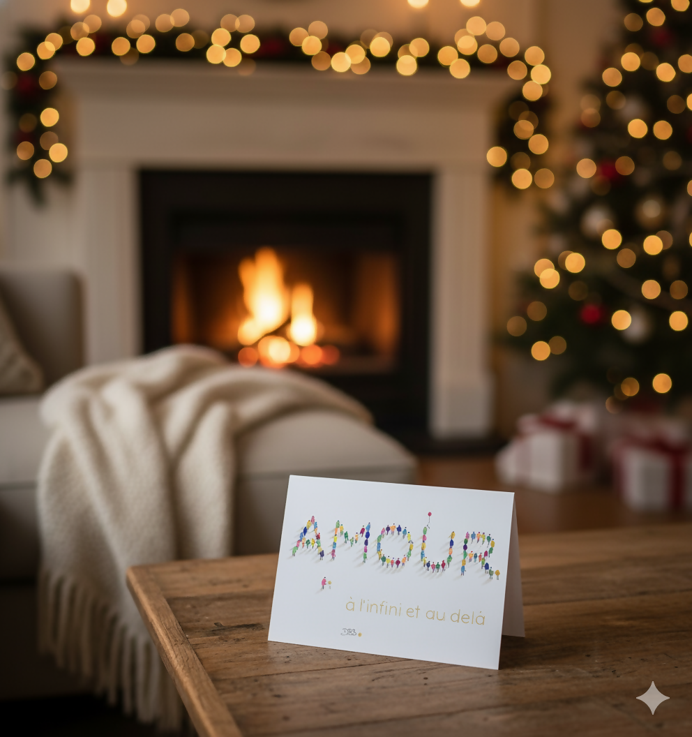 Carte Mots doux + Enveloppe Craft