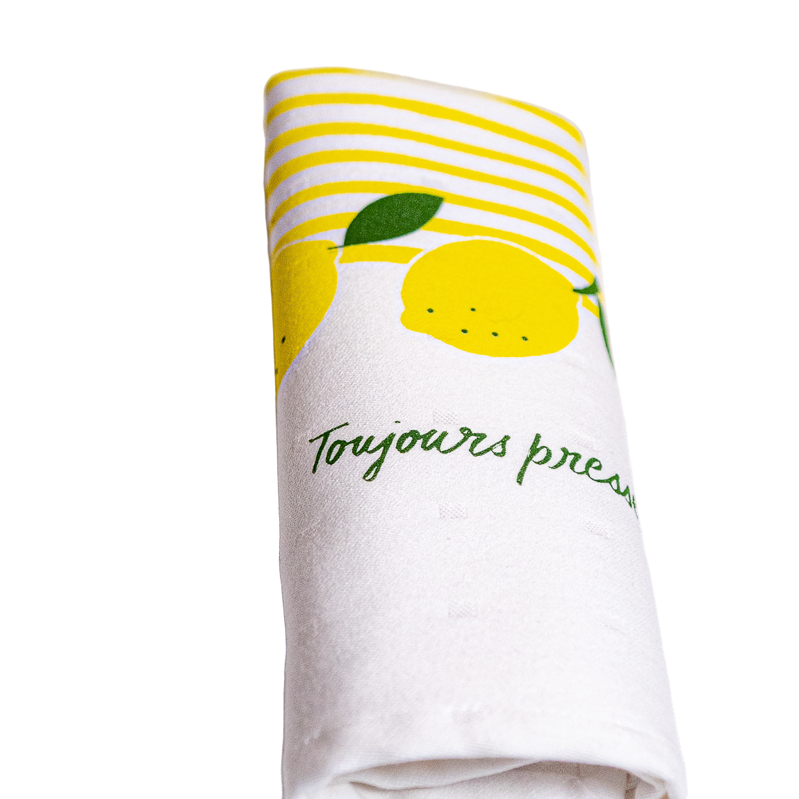 La serviette « citron pressé.e » jaune