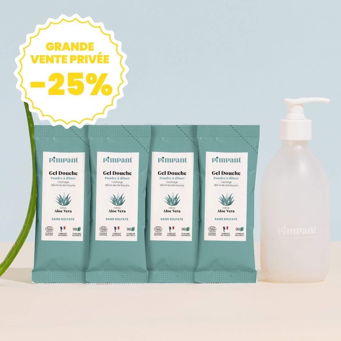 Pack Gel Douche Aloe Vera