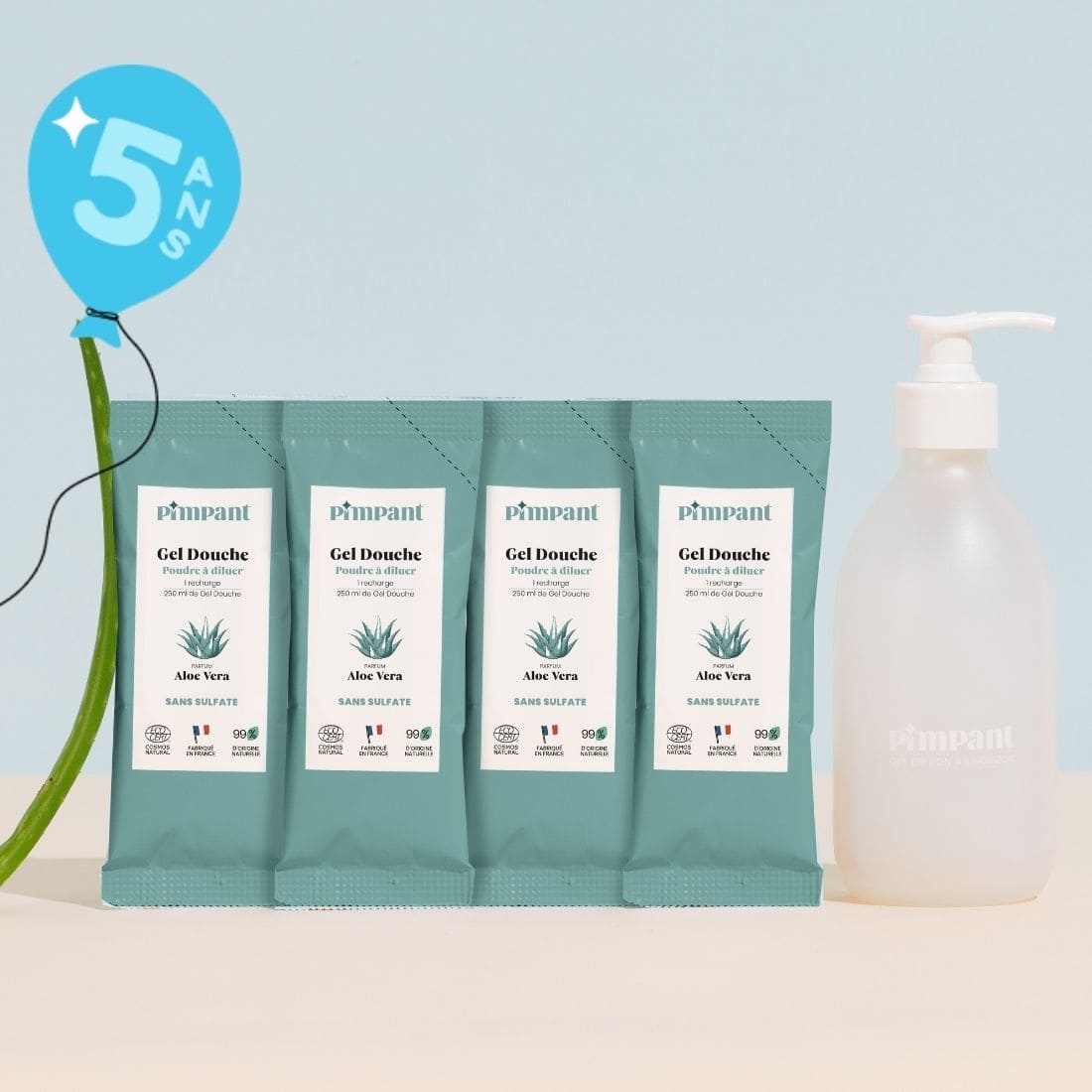 Pack Gel Douche Aloe Vera