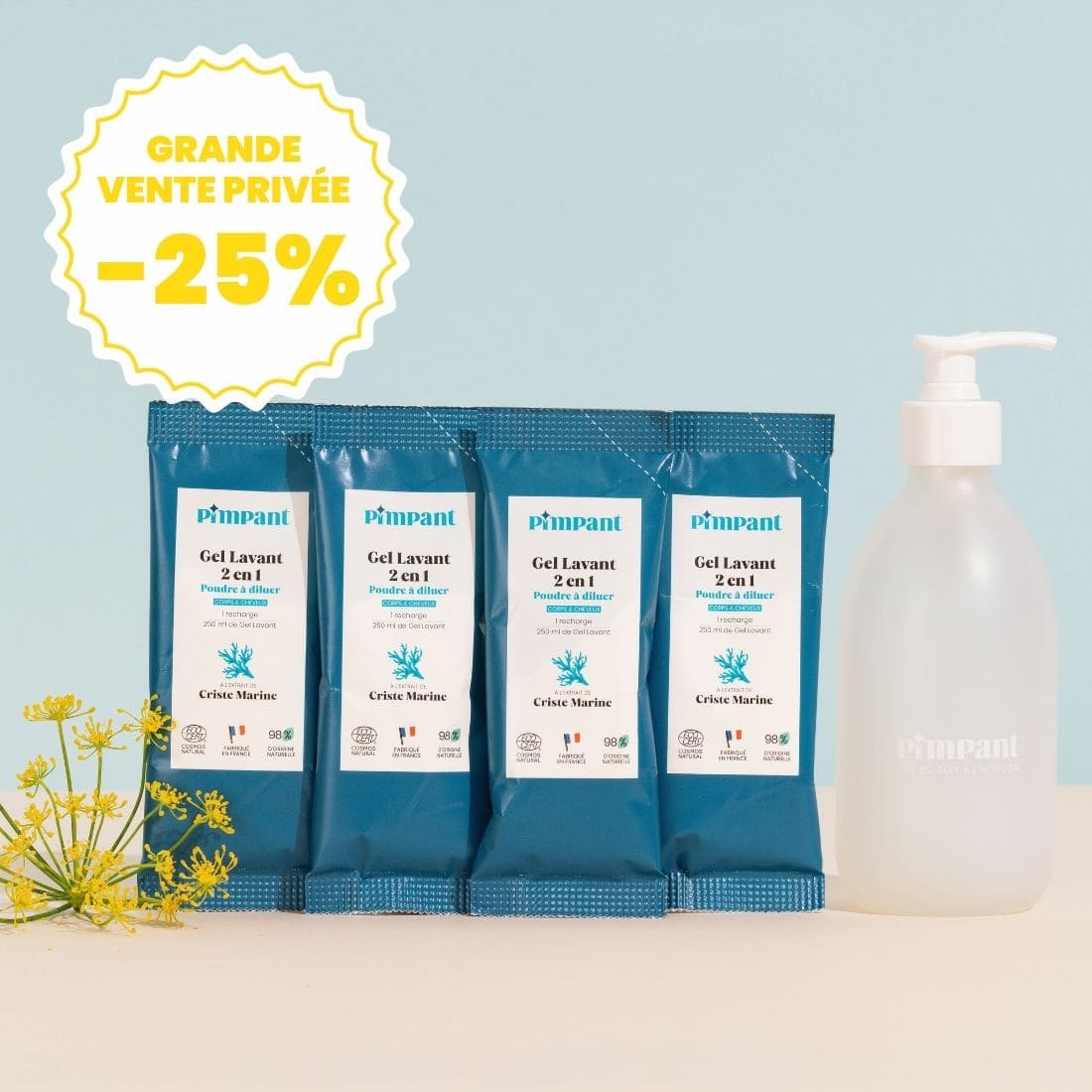 Pack Gel Lavant 2-en-1 Corps & Cheveux