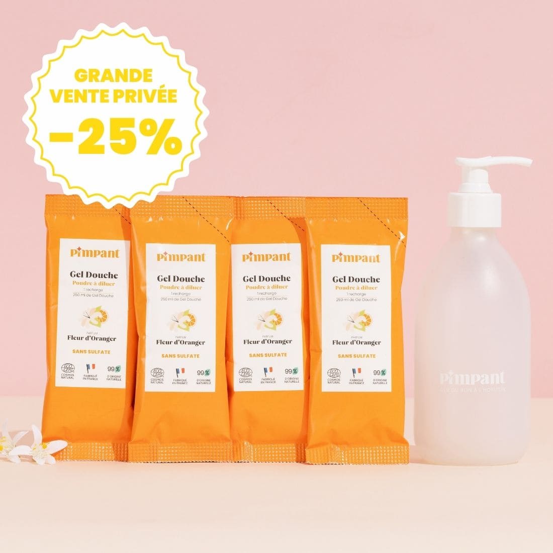 Pack Gel Douche Fleur d'Oranger