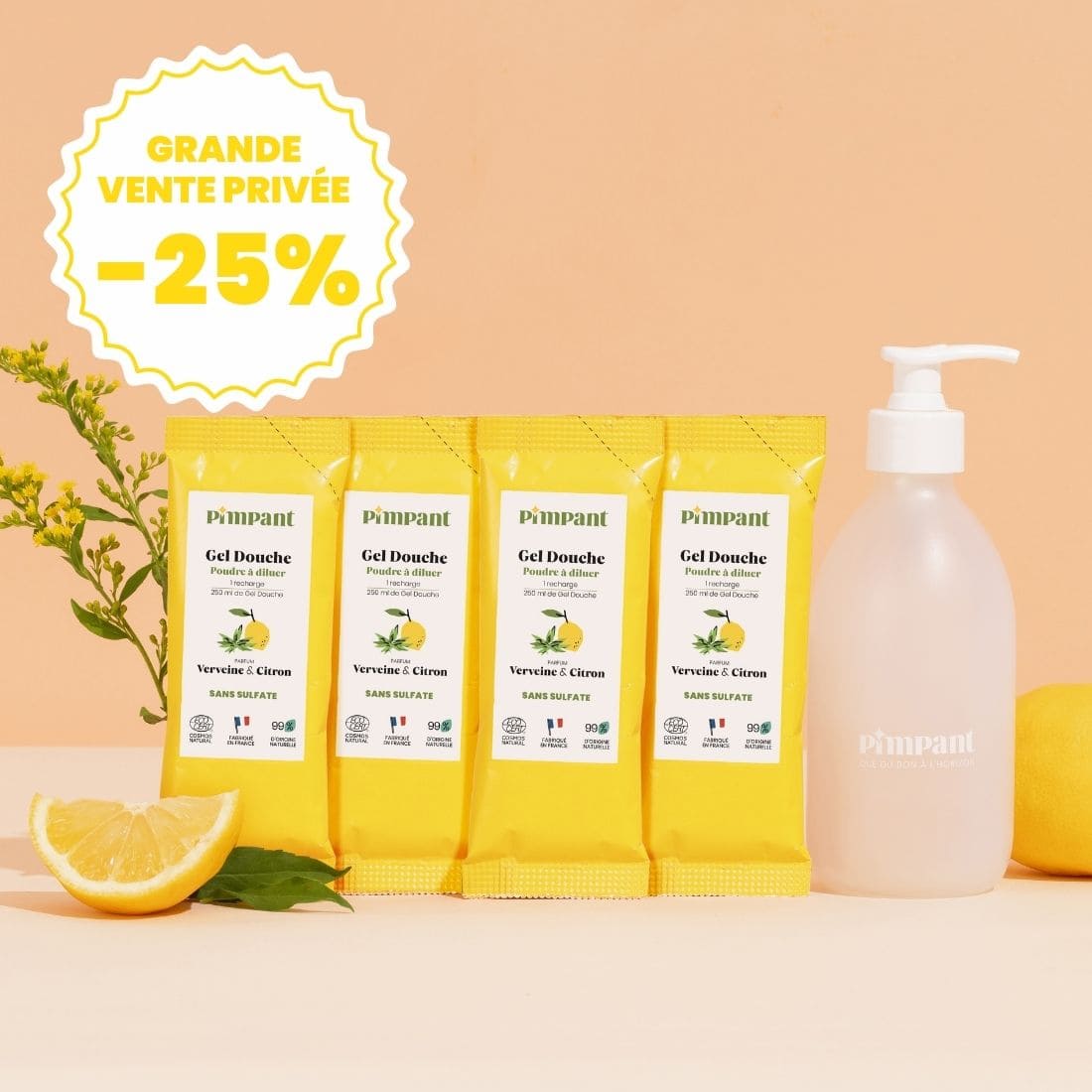 Pack Gel Douche Verveine Citron