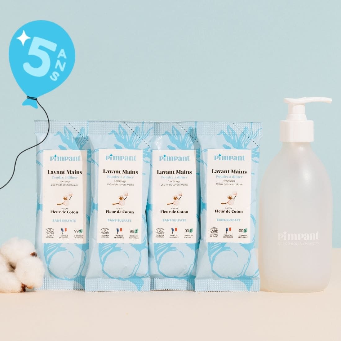 Pack Lavant Mains Fleur de Coton