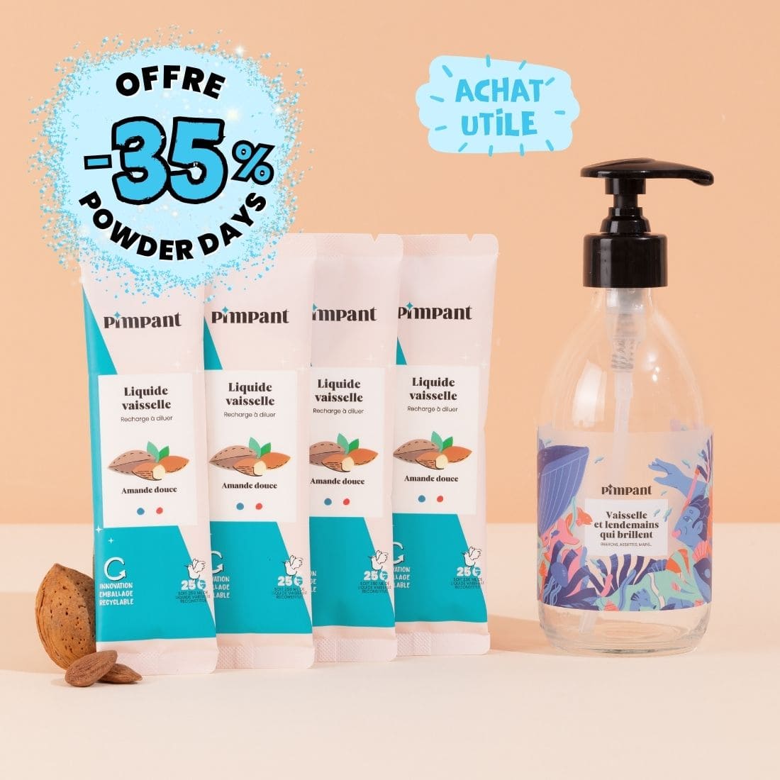 Pack Liquide Vaisselle Amande Douce