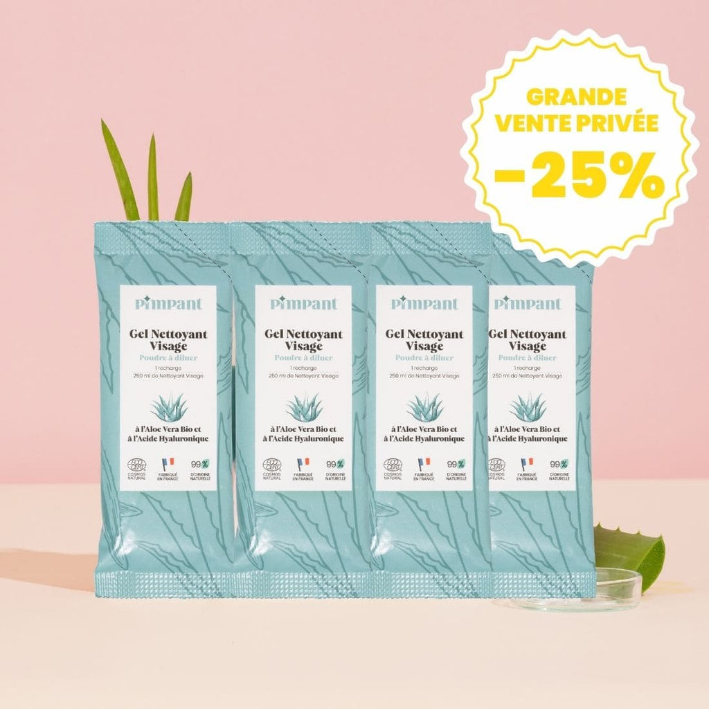 Gel Nettoyant Visage Aloe Vera (X4)