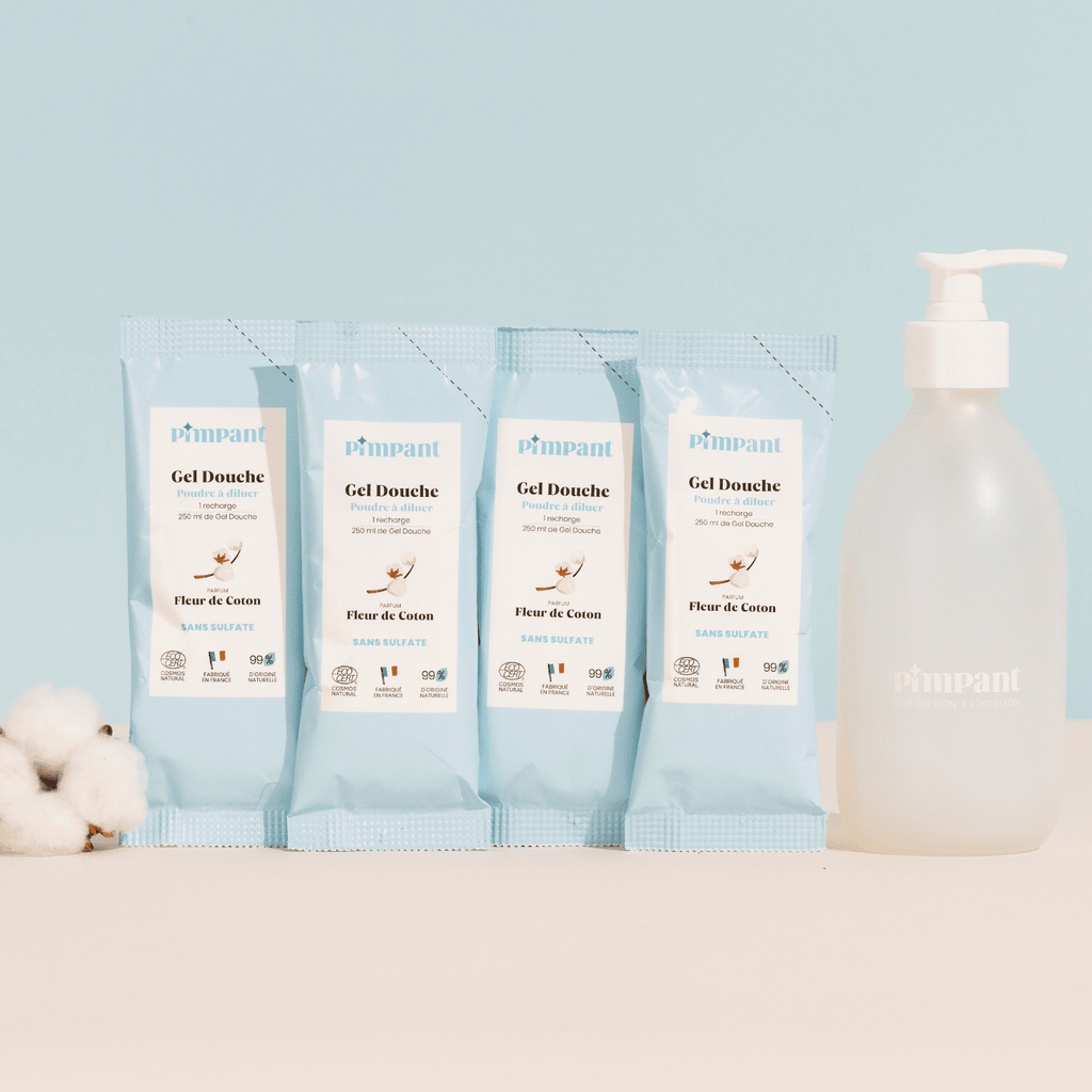 Pack Gel Douche Fleur de Coton
